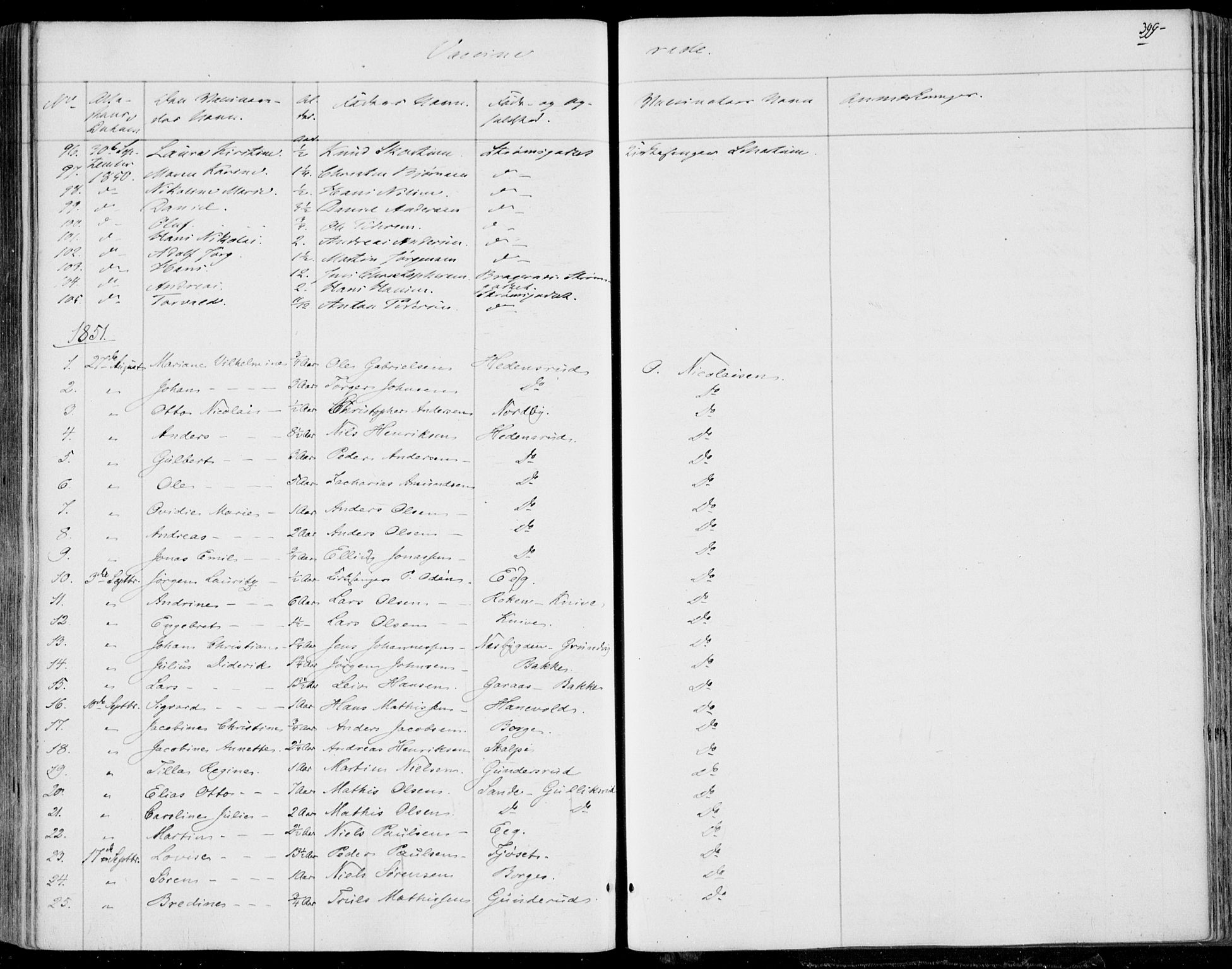Skoger kirkebøker, SAKO/A-59/F/Fa/L0003: Parish register (official) no. I 3, 1842-1861, p. 399