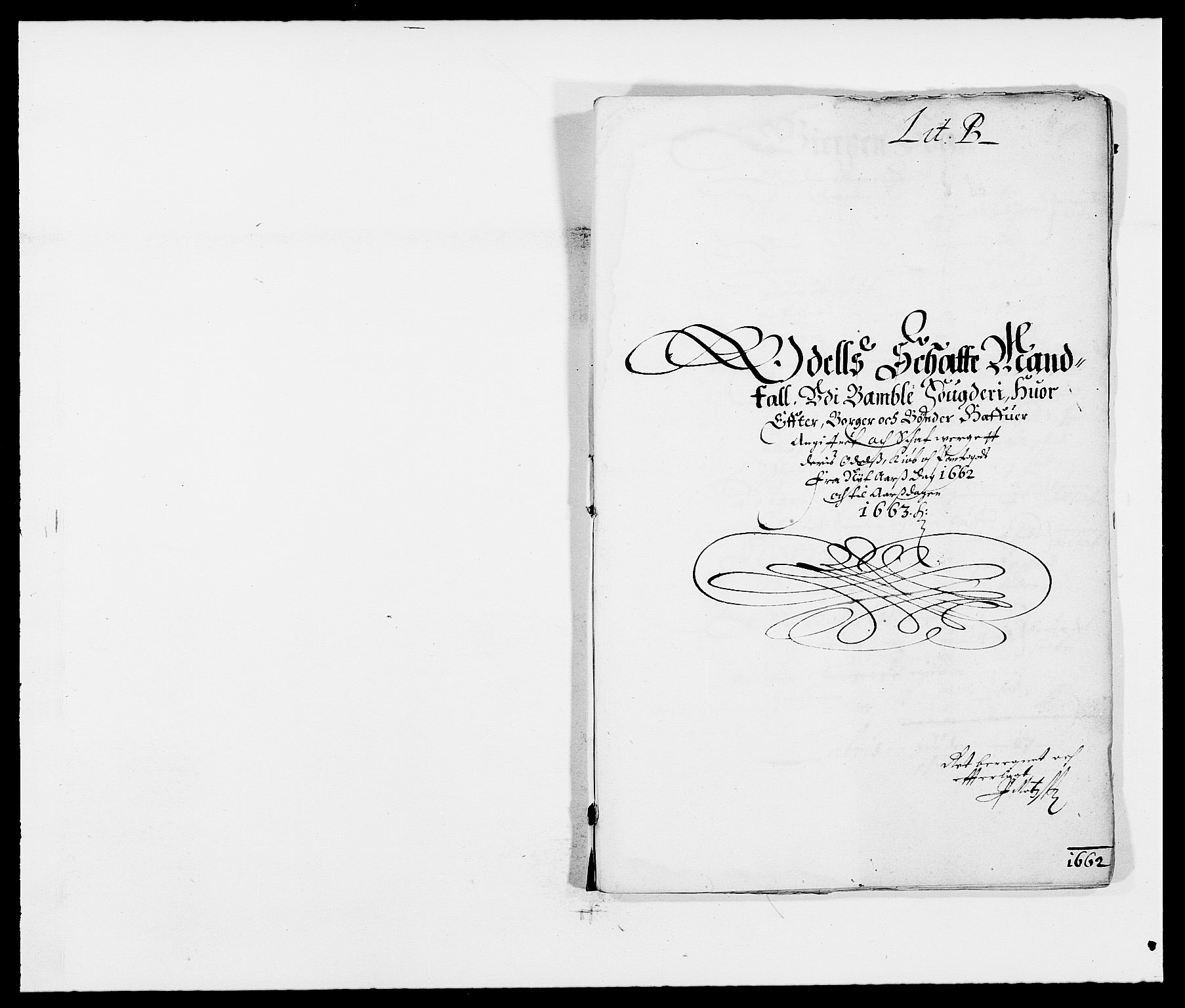 Rentekammeret inntil 1814, Reviderte regnskaper, Fogderegnskap, RA/EA-4092/R34/L2037: Fogderegnskap Bamble, 1662-1669, p. 54