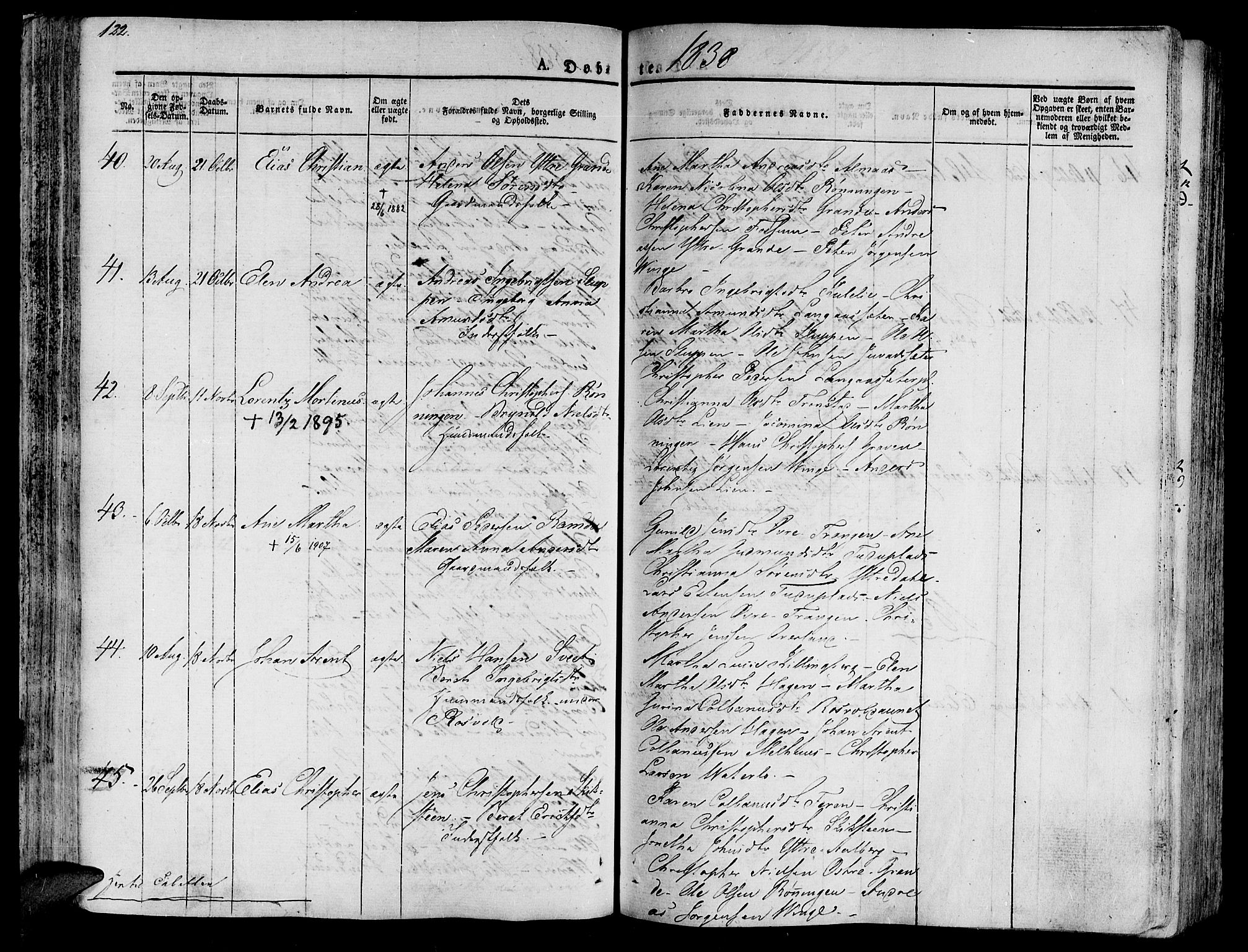 Ministerialprotokoller, klokkerbøker og fødselsregistre - Nord-Trøndelag, SAT/A-1458/701/L0006: Parish register (official) no. 701A06, 1825-1841, p. 122