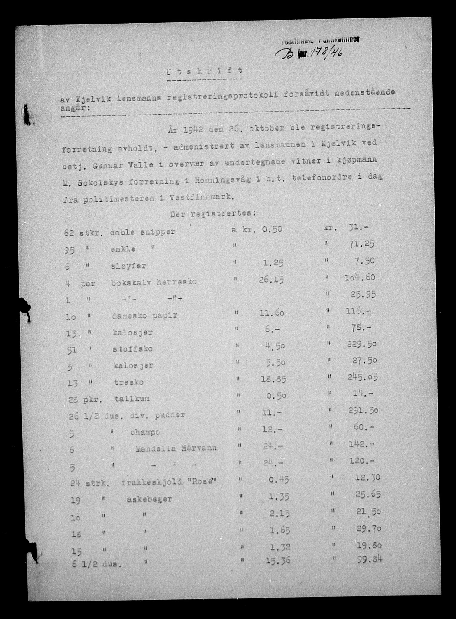 Justisdepartementet, Tilbakeføringskontoret for inndratte formuer, AV/RA-S-1564/H/Hc/Hcb/L0915: --, 1945-1947, p. 278