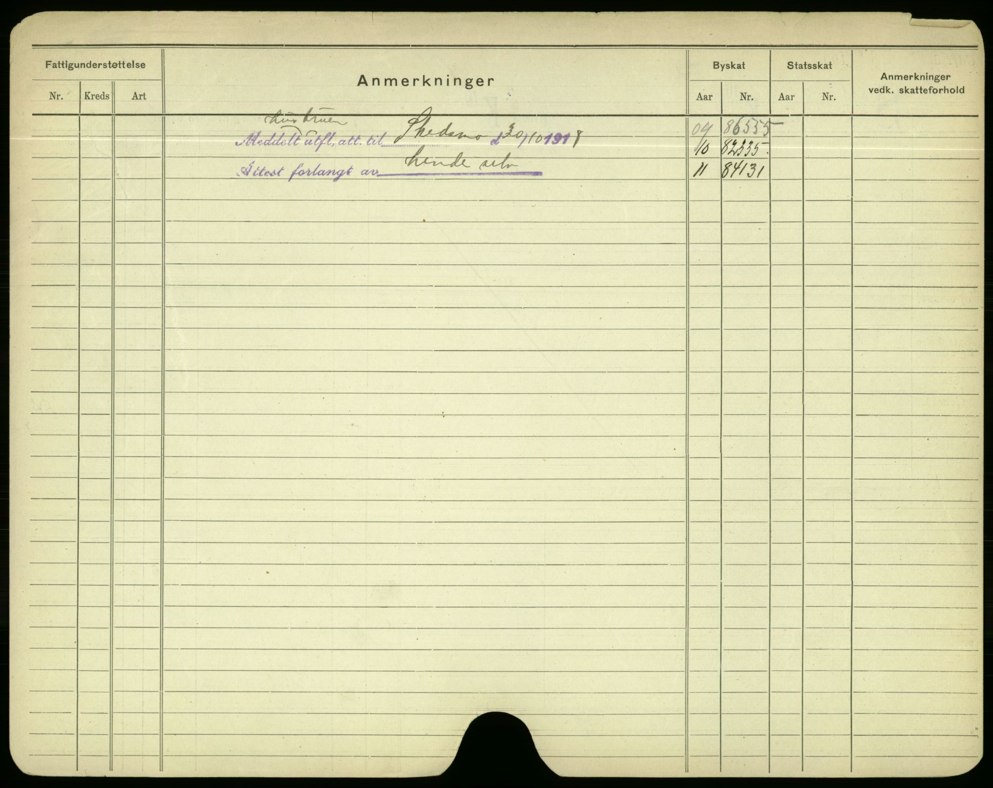 Oslo folkeregister, Registerkort, SAO/A-11715/F/Fa/Fac/L0003: Menn, 1906-1914, p. 751b