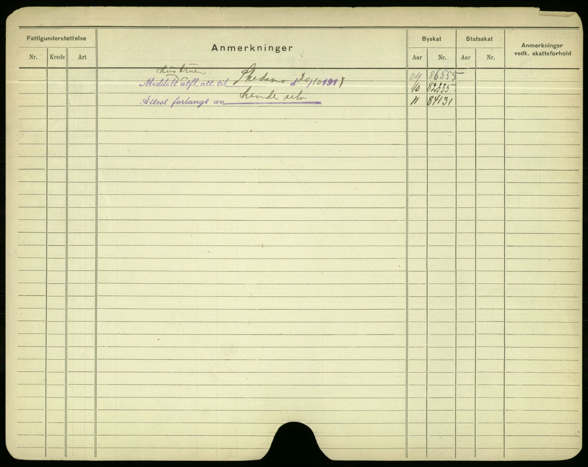 Oslo folkeregister, Registerkort, AV/SAO-A-11715/F/Fa/Fac/L0003: Menn, 1906-1914, p. 751b