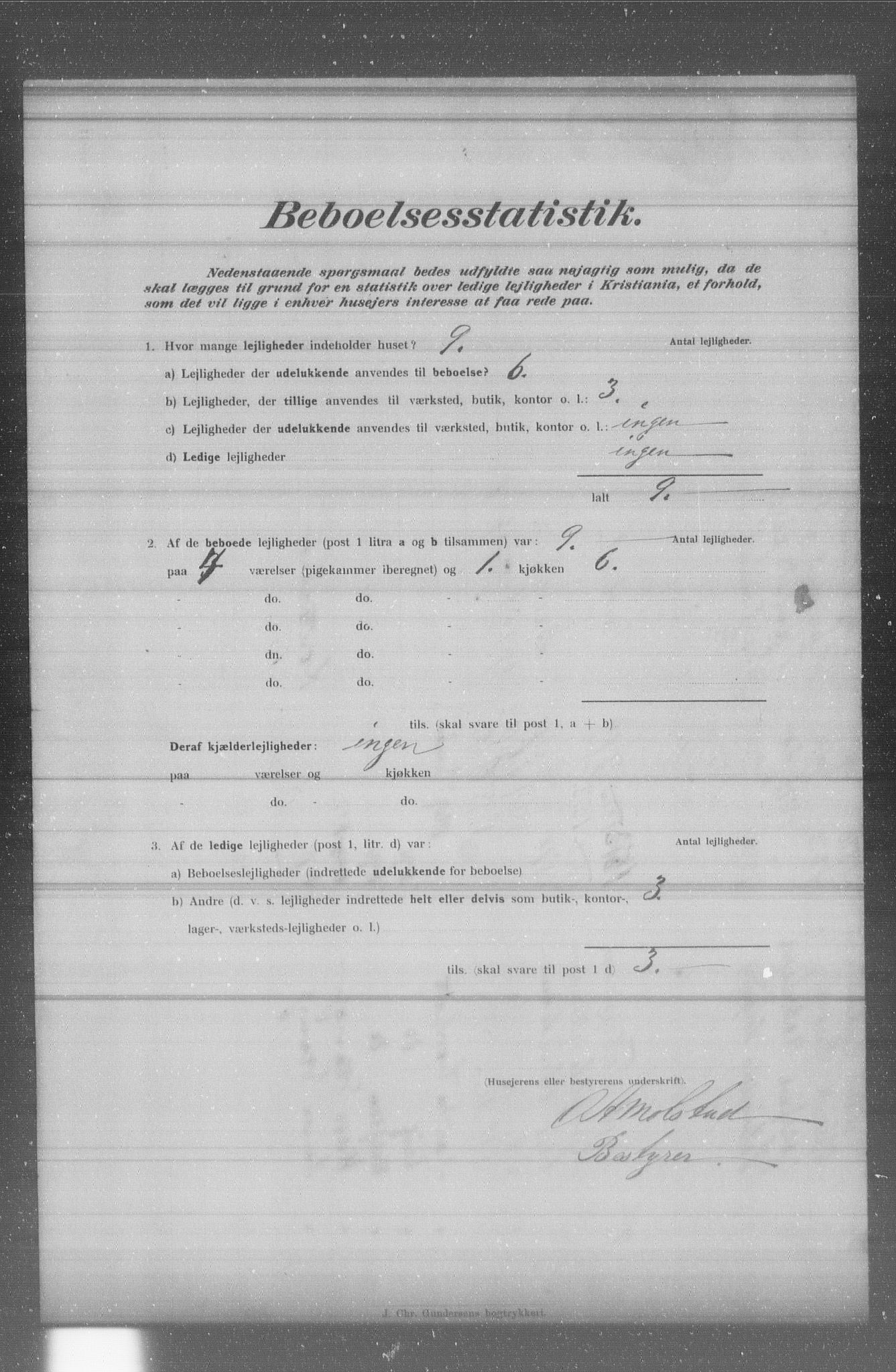 OBA, Municipal Census 1902 for Kristiania, 1902, p. 2679