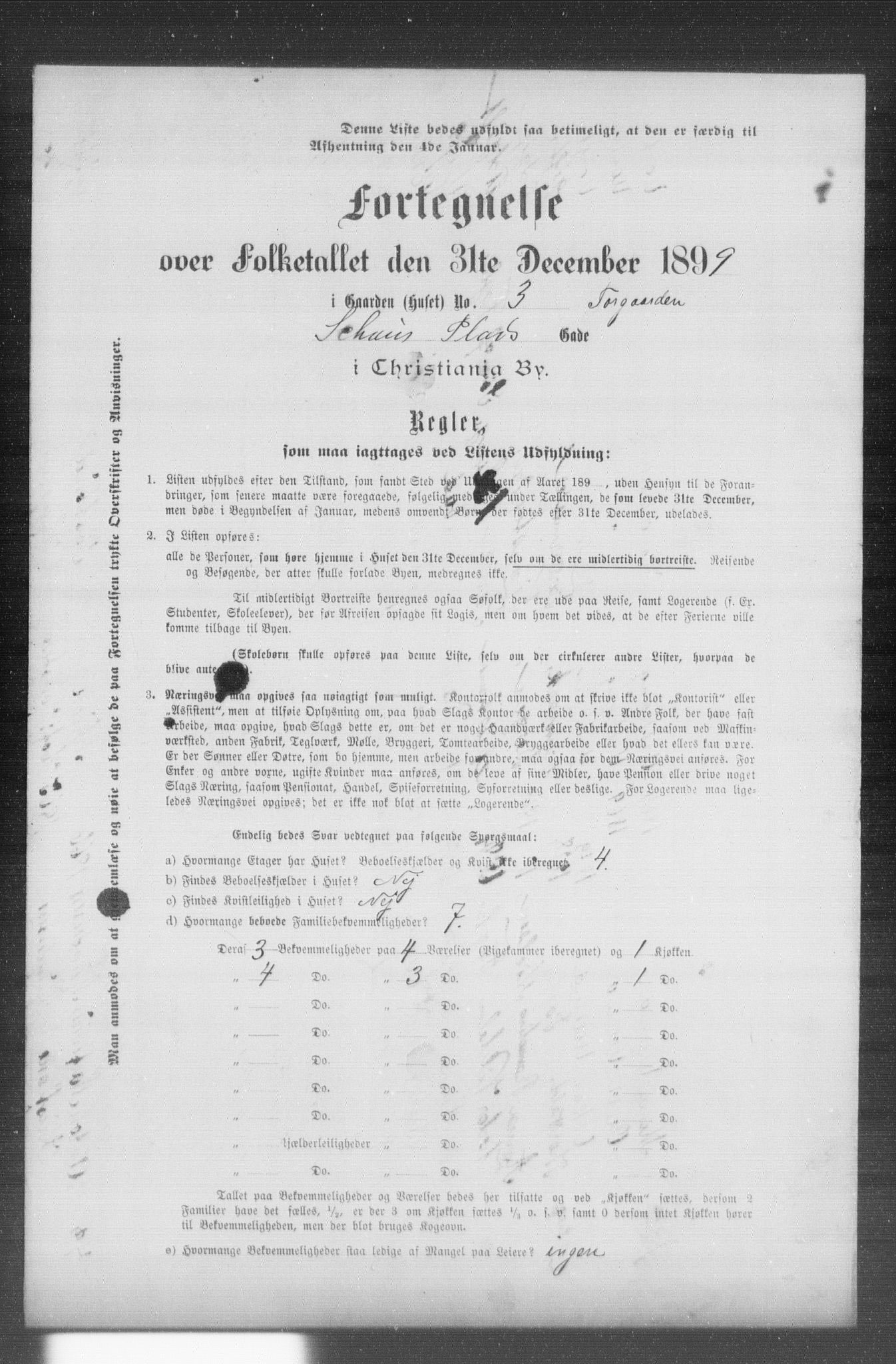 OBA, Municipal Census 1899 for Kristiania, 1899, p. 11881