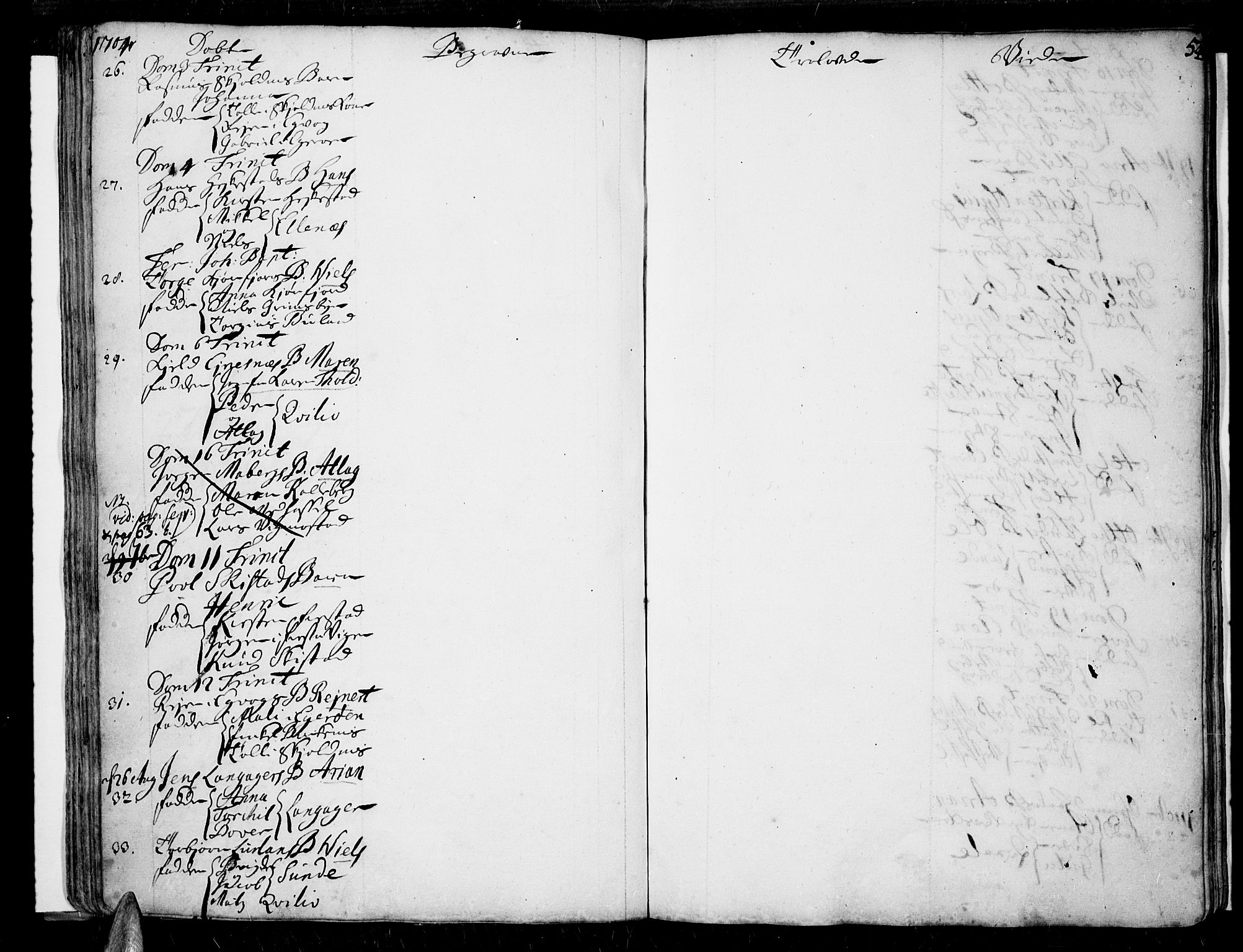 Lista sokneprestkontor, AV/SAK-1111-0027/F/Fa/L0001: Parish register (official) no. A 1 /1, 1691-1715, p. 54