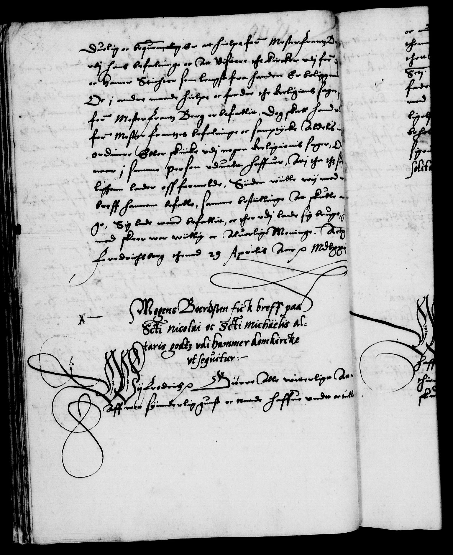 Danske Kanselli 1572-1799, RA/EA-3023/F/Fc/Fca/Fcaa/L0001: Norske registre (mikrofilm), 1572-1588, p. 27b