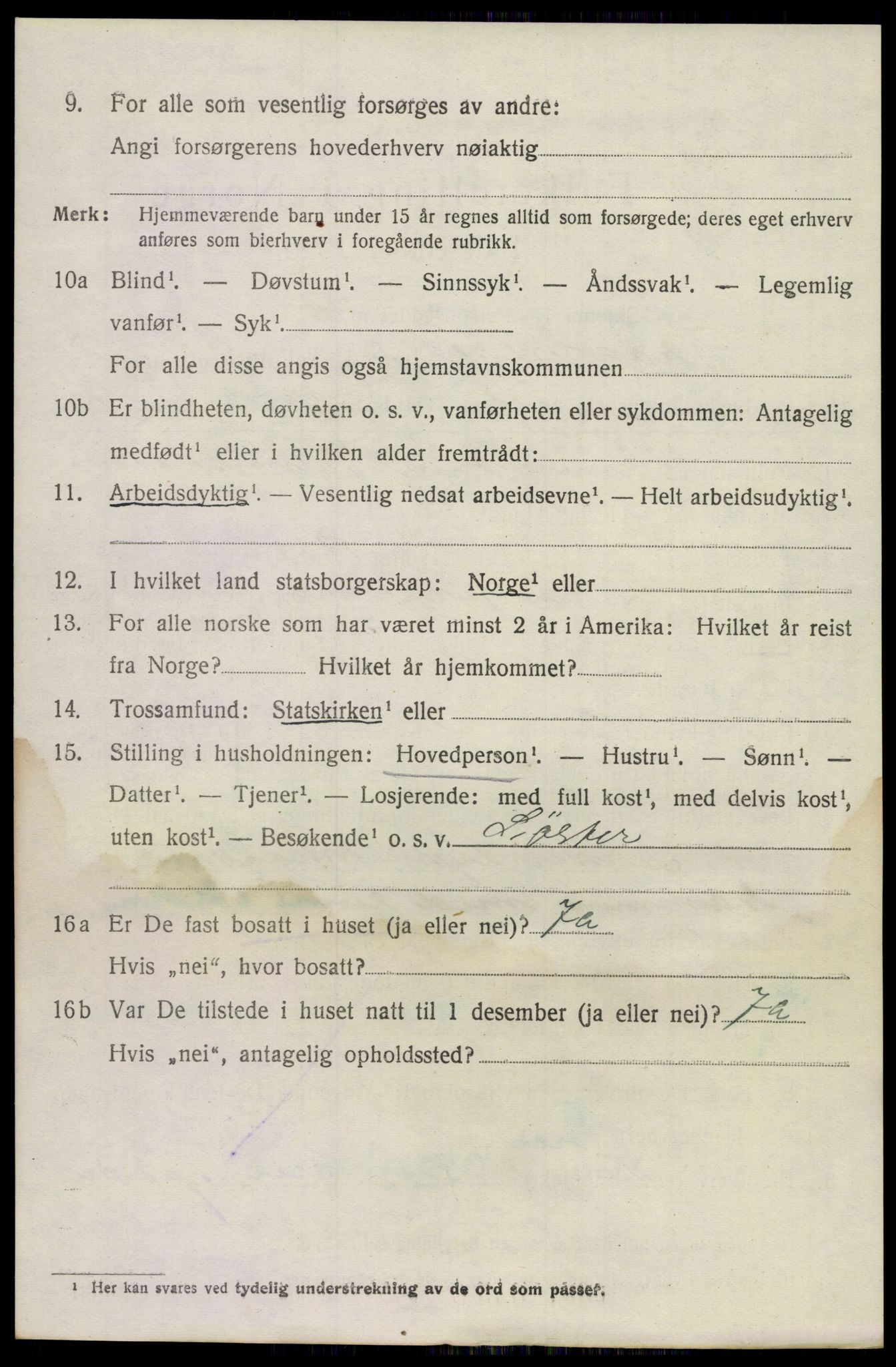 SAKO, 1920 census for Drangedal, 1920, p. 6766