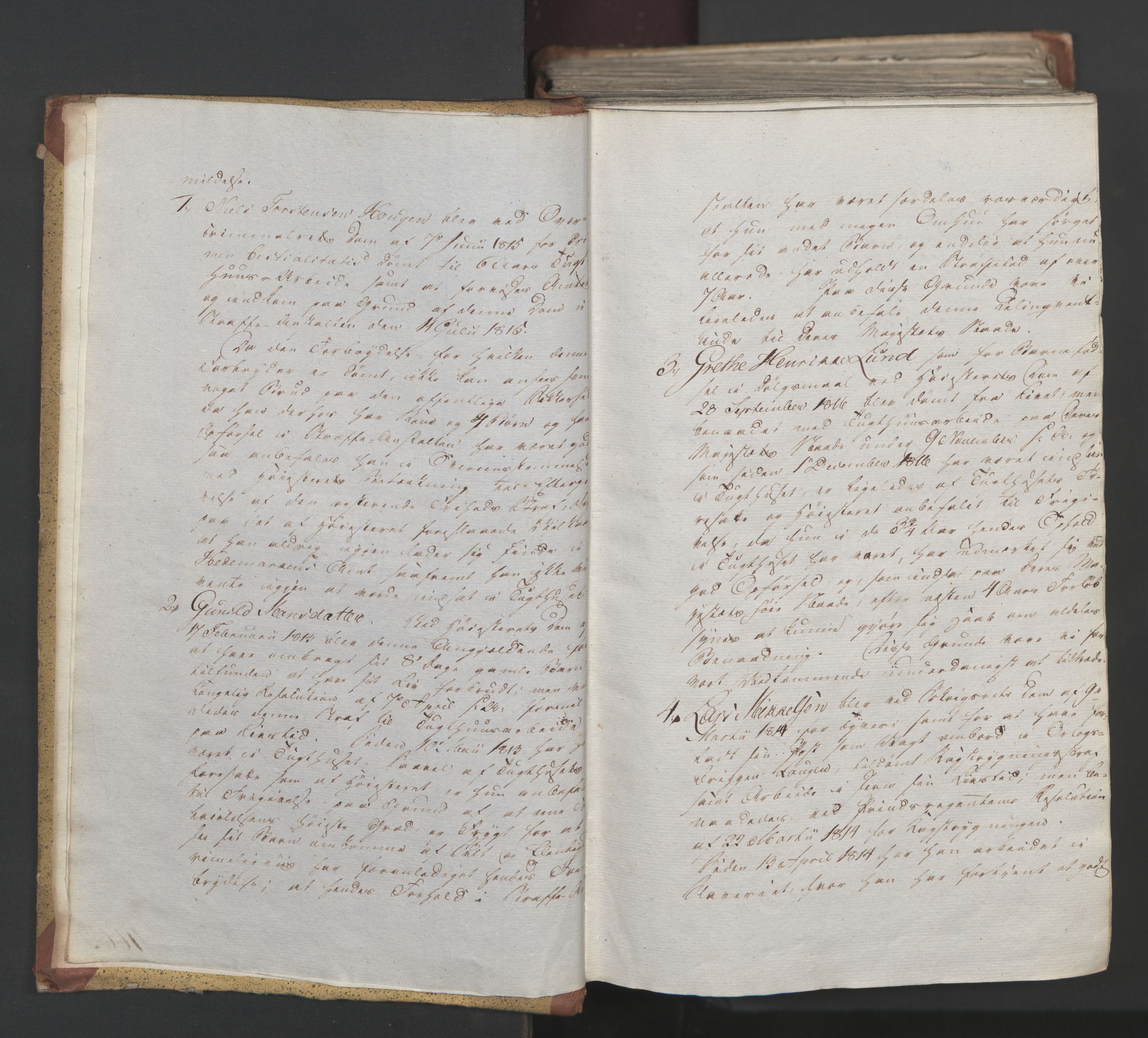 Statsrådsavdelingen i Stockholm, AV/RA-S-1003/D/Da/L0024: Regjeringsinnstillinger nr. 4663-4873, 1820, p. 4
