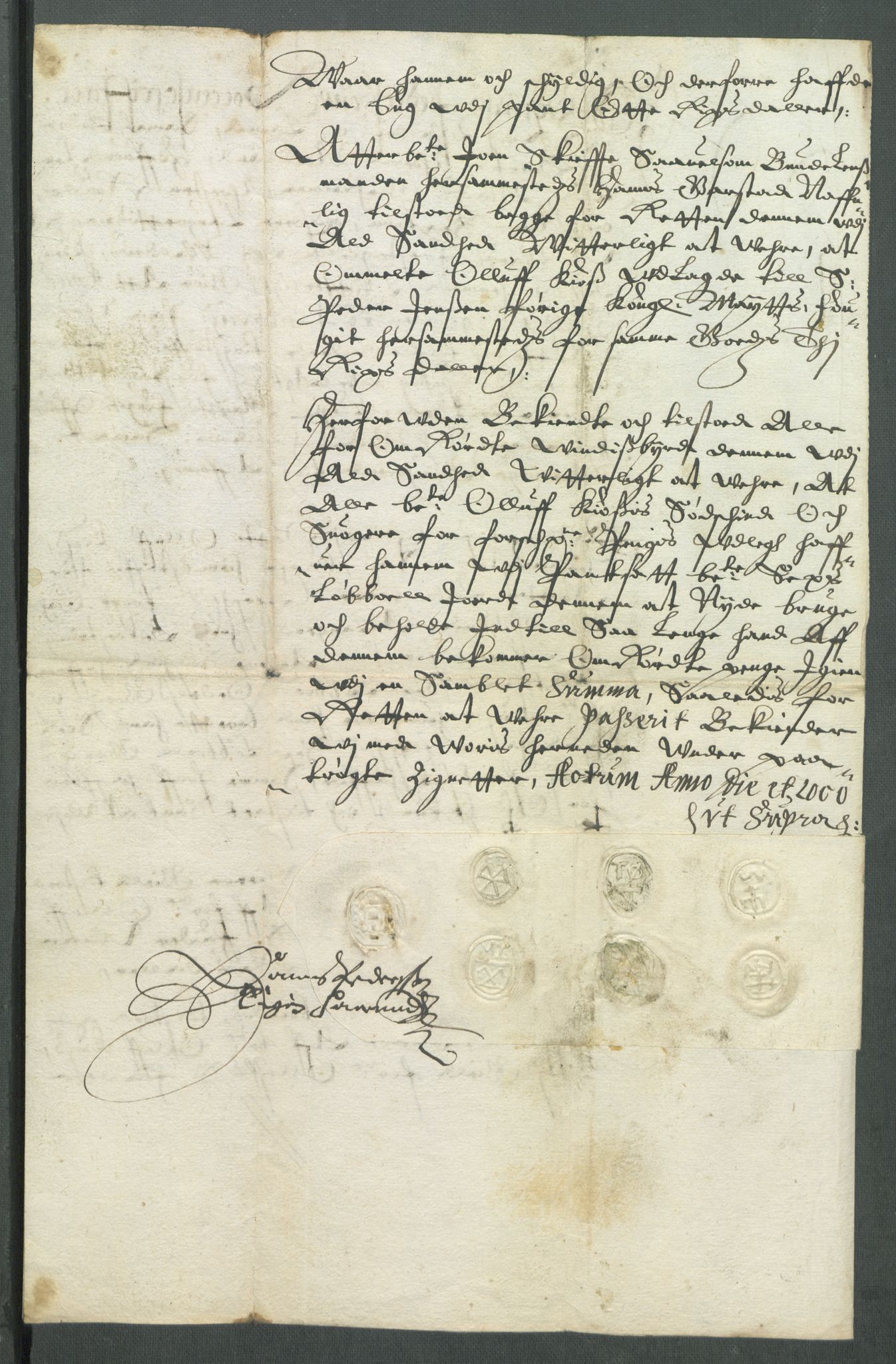 Riksarkivets diplomsamling, AV/RA-EA-5965/F02/L0152: Dokumenter, 1639, p. 5