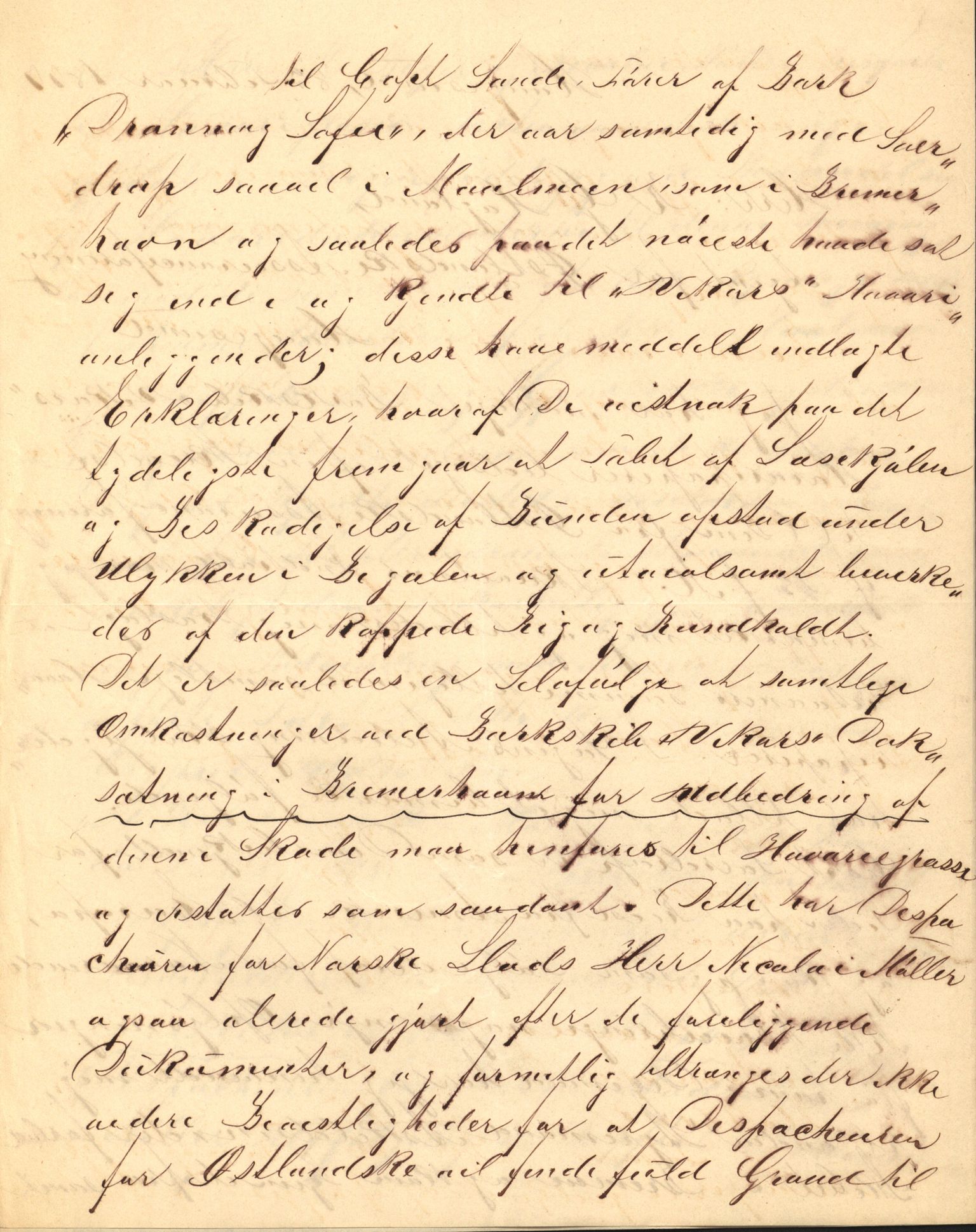 Pa 63 - Østlandske skibsassuranceforening, VEMU/A-1079/G/Ga/L0008/0023: Havaridokumenter / Vikar, 1876