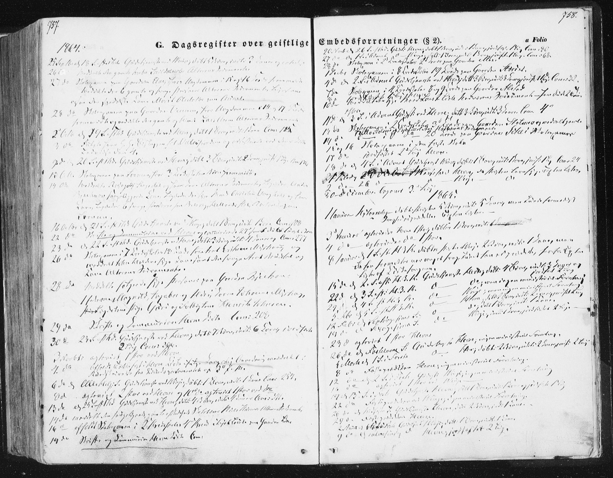Ministerialprotokoller, klokkerbøker og fødselsregistre - Sør-Trøndelag, SAT/A-1456/630/L0494: Parish register (official) no. 630A07, 1852-1868, p. 757-758