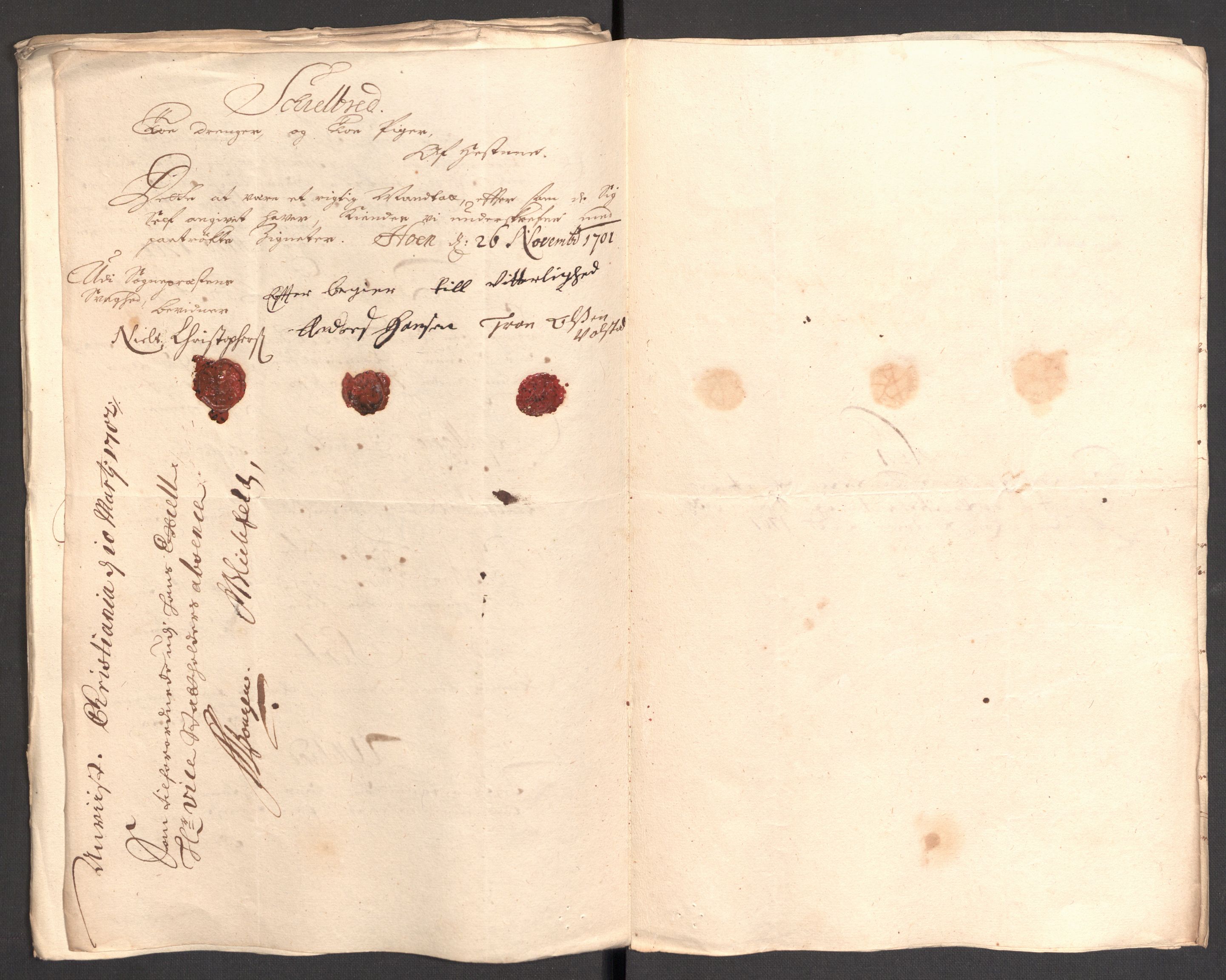 Rentekammeret inntil 1814, Reviderte regnskaper, Fogderegnskap, AV/RA-EA-4092/R30/L1697: Fogderegnskap Hurum, Røyken, Eiker og Lier, 1700-1701, p. 395