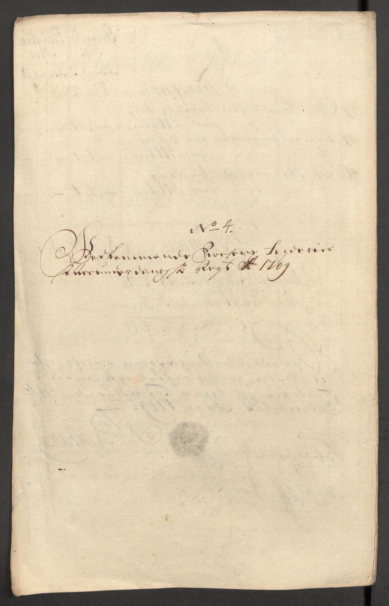 Rentekammeret inntil 1814, Reviderte regnskaper, Fogderegnskap, RA/EA-4092/R57/L3858: Fogderegnskap Fosen, 1708-1709, p. 277