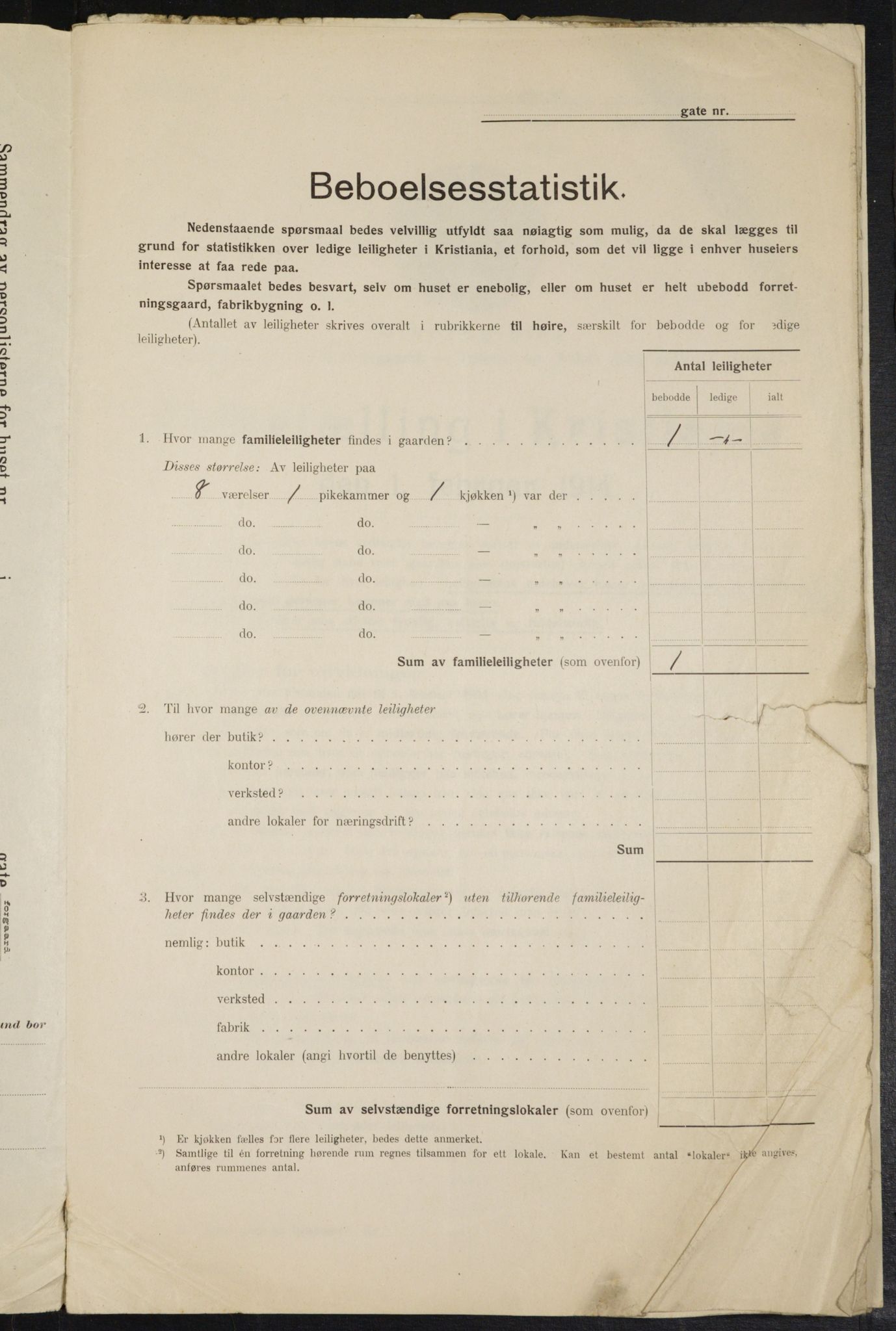 OBA, Municipal Census 1914 for Kristiania, 1914, p. 120777