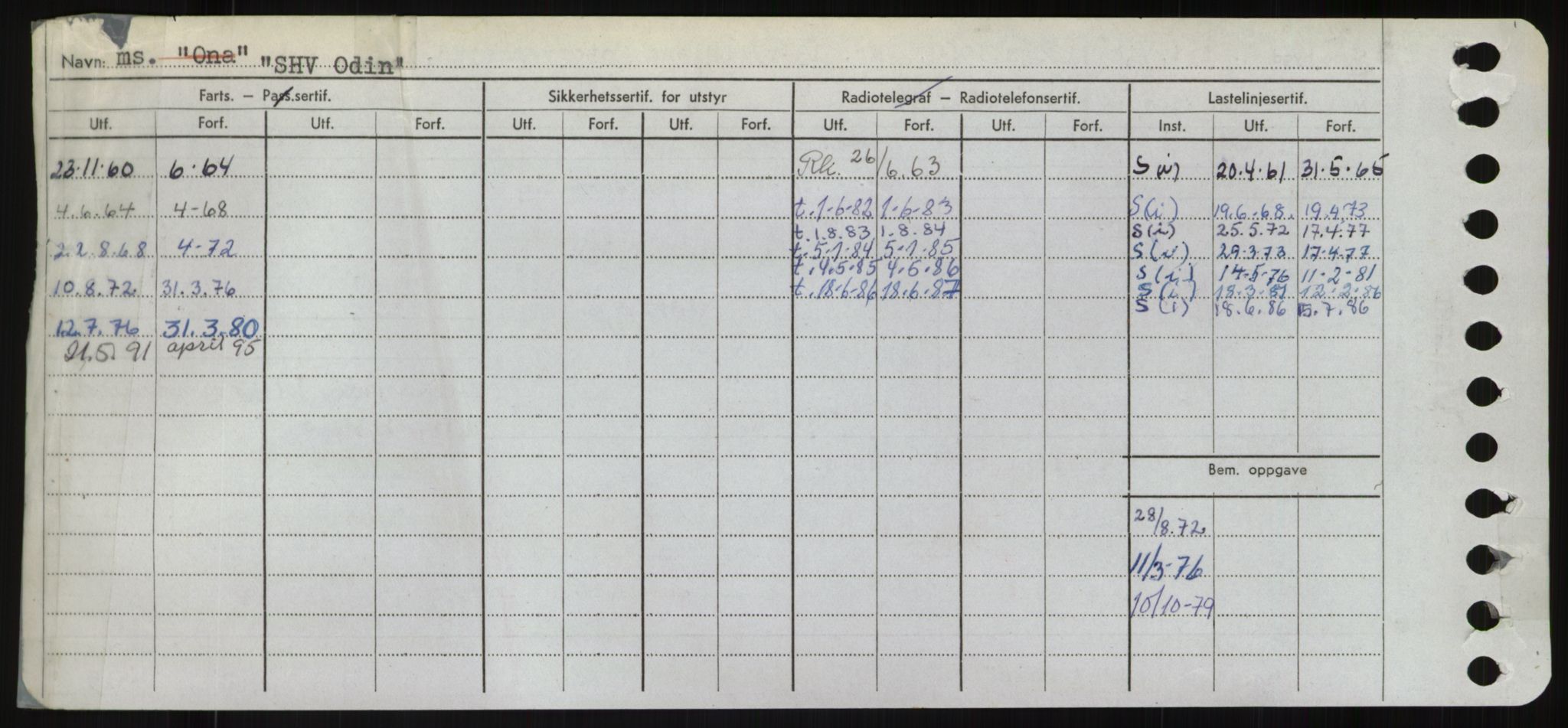 Sjøfartsdirektoratet med forløpere, Skipsmålingen, RA/S-1627/H/Ha/L0005/0001: Fartøy, S-Sven / Fartøy, S-Skji, p. 2