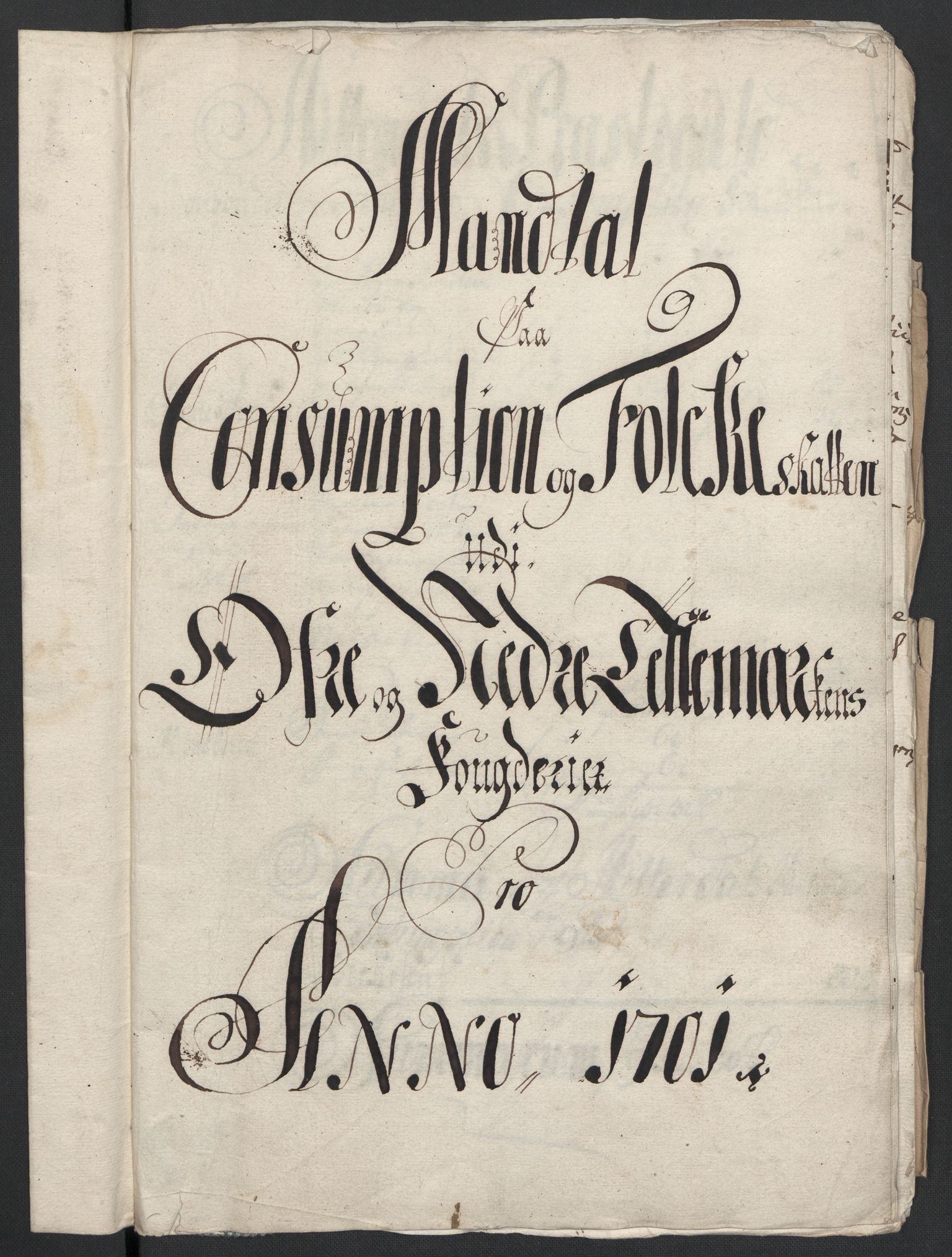 Rentekammeret inntil 1814, Reviderte regnskaper, Fogderegnskap, RA/EA-4092/R36/L2105: Fogderegnskap Øvre og Nedre Telemark og Bamble, 1701, p. 104