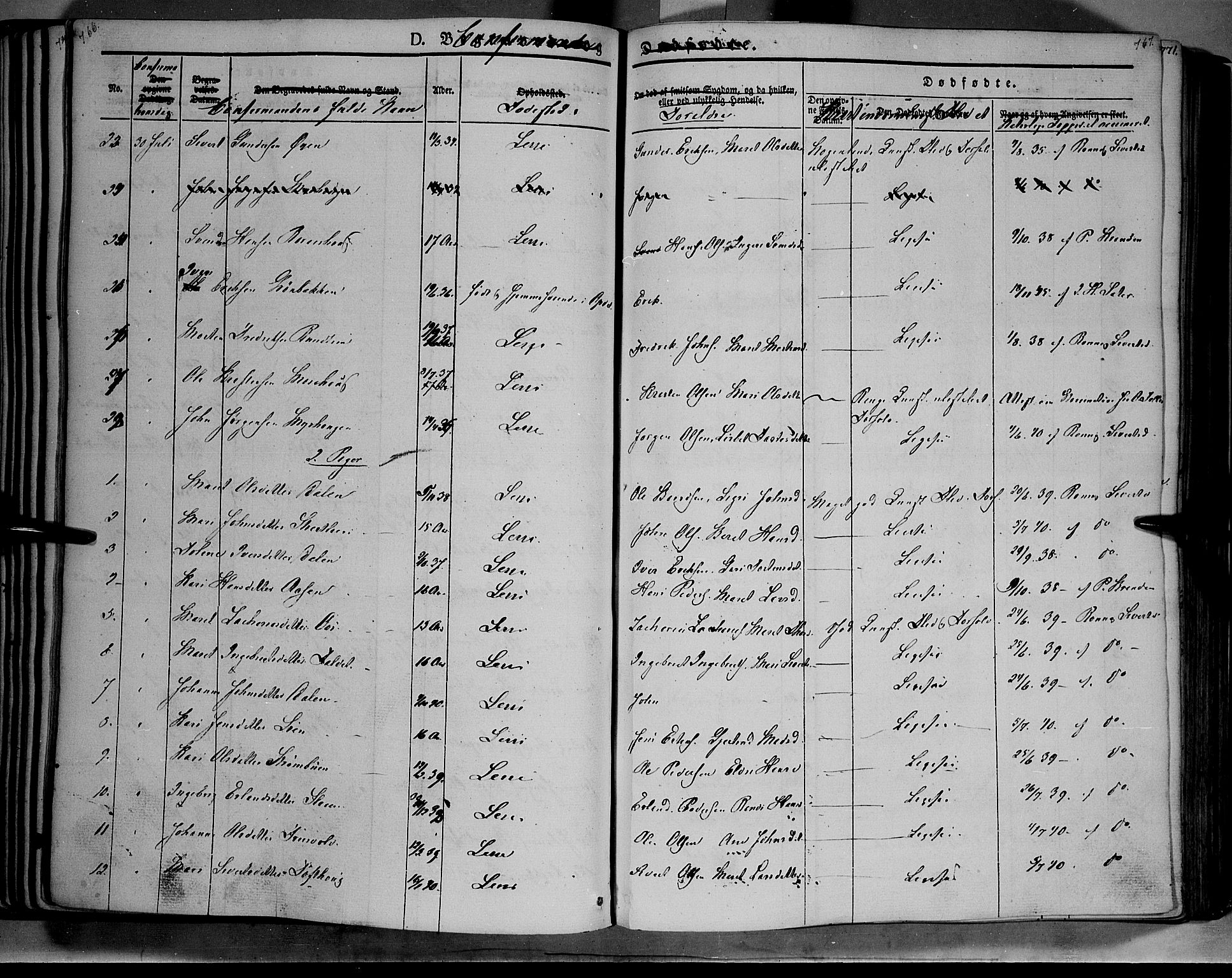 Lesja prestekontor, AV/SAH-PREST-068/H/Ha/Haa/L0006: Parish register (official) no. 6B, 1843-1854, p. 766-767