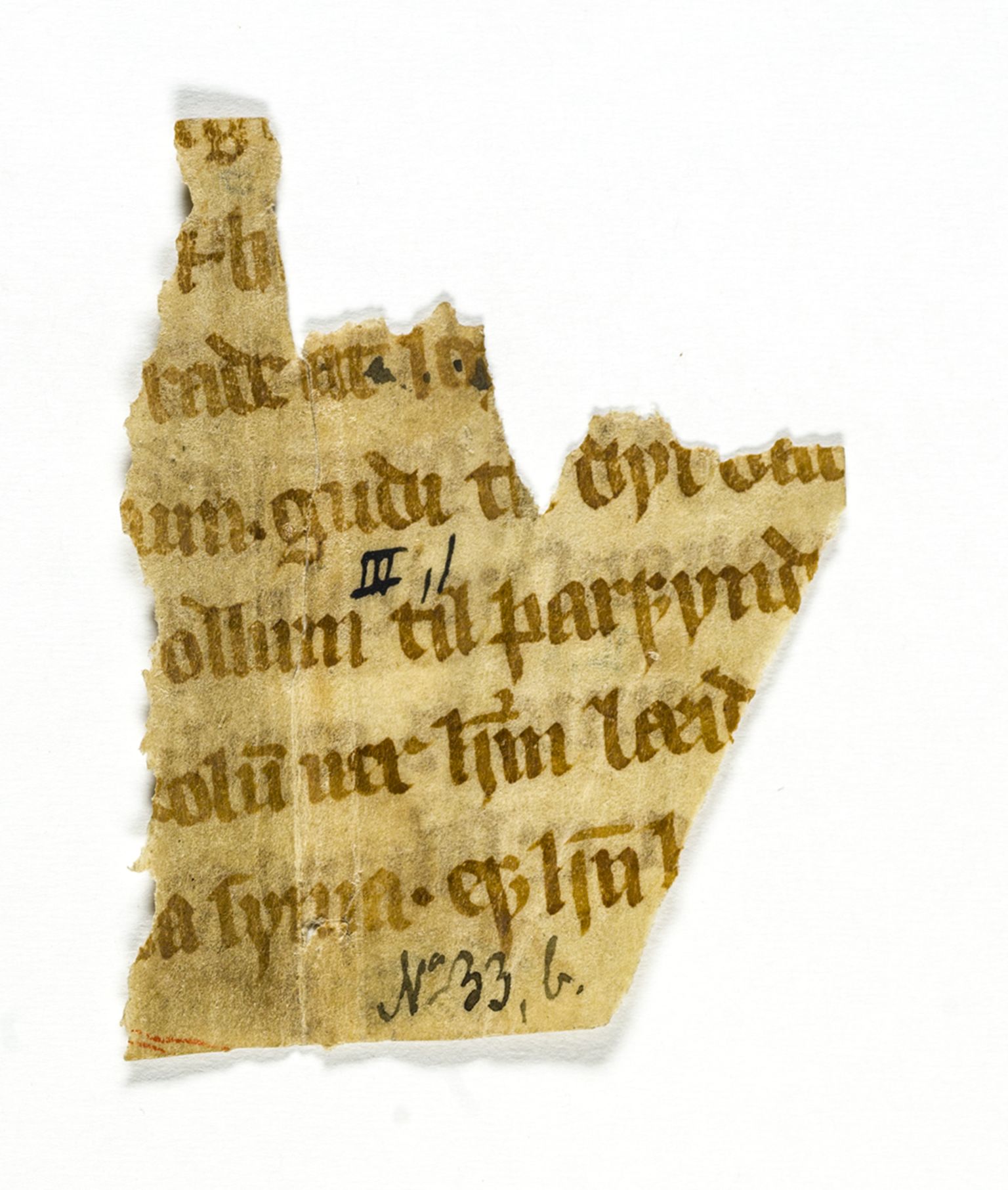 Riksarkivets diplomsamling, AV/RA-EA-5965/F26/L0004: Norrøne membranfragmenter bestand 31-50, 1100-1536, p. 12