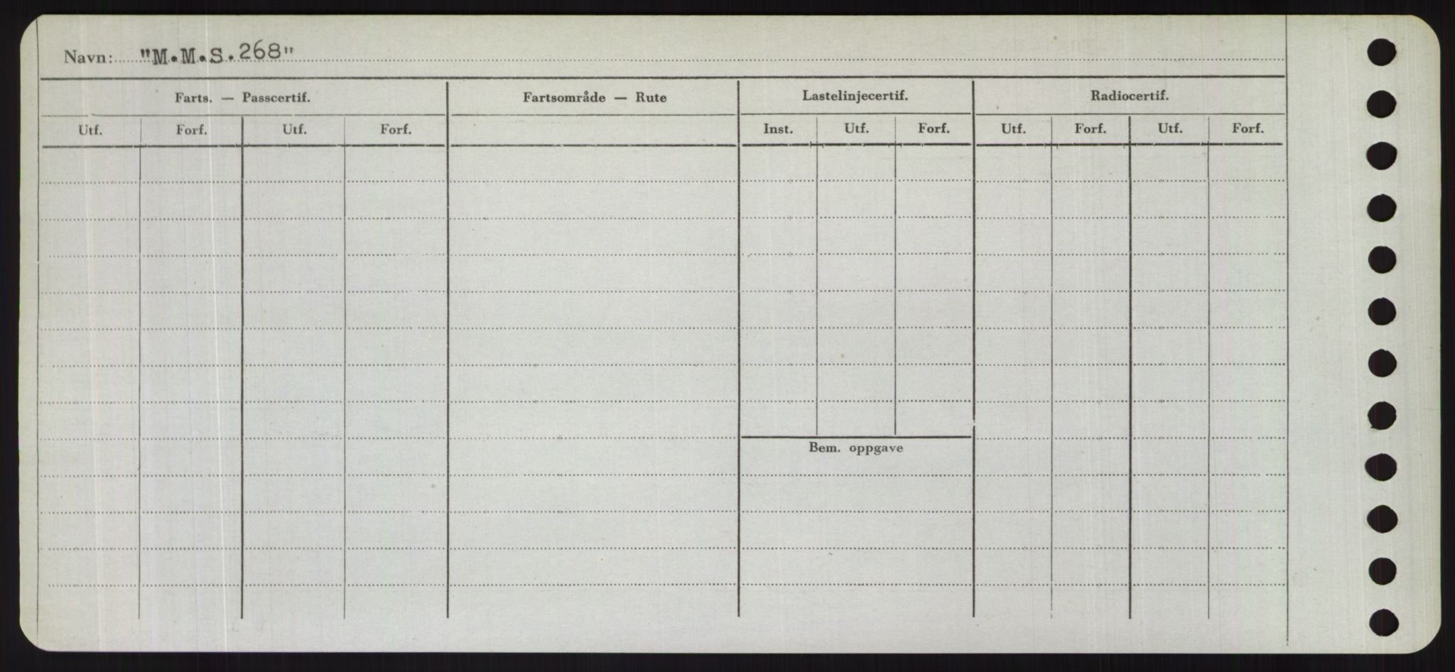 Sjøfartsdirektoratet med forløpere, Skipsmålingen, AV/RA-S-1627/H/Hd/L0024: Fartøy, M-Mim, p. 26