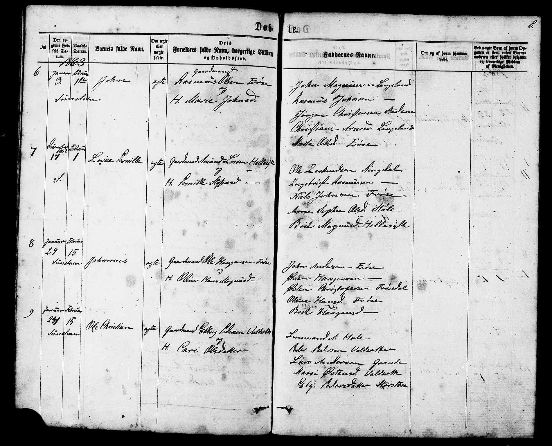 Ministerialprotokoller, klokkerbøker og fødselsregistre - Møre og Romsdal, AV/SAT-A-1454/517/L0226: Parish register (official) no. 517A06, 1862-1881, p. 8