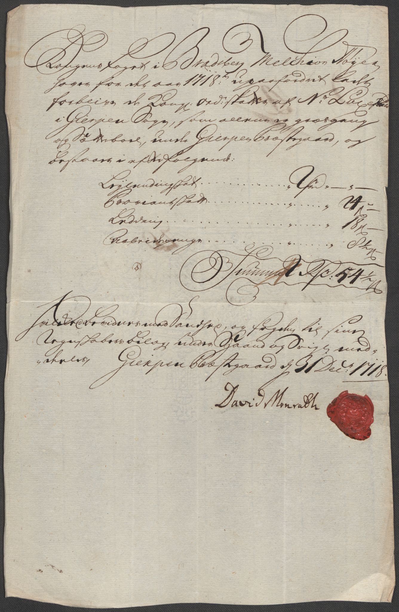 Rentekammeret inntil 1814, Reviderte regnskaper, Fogderegnskap, AV/RA-EA-4092/R36/L2130: Fogderegnskap Øvre og Nedre Telemark og Bamble, 1718, p. 270