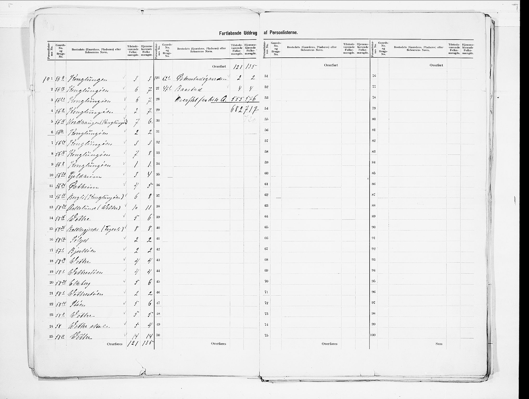 SAO, 1900 census for Asker, 1900, p. 7