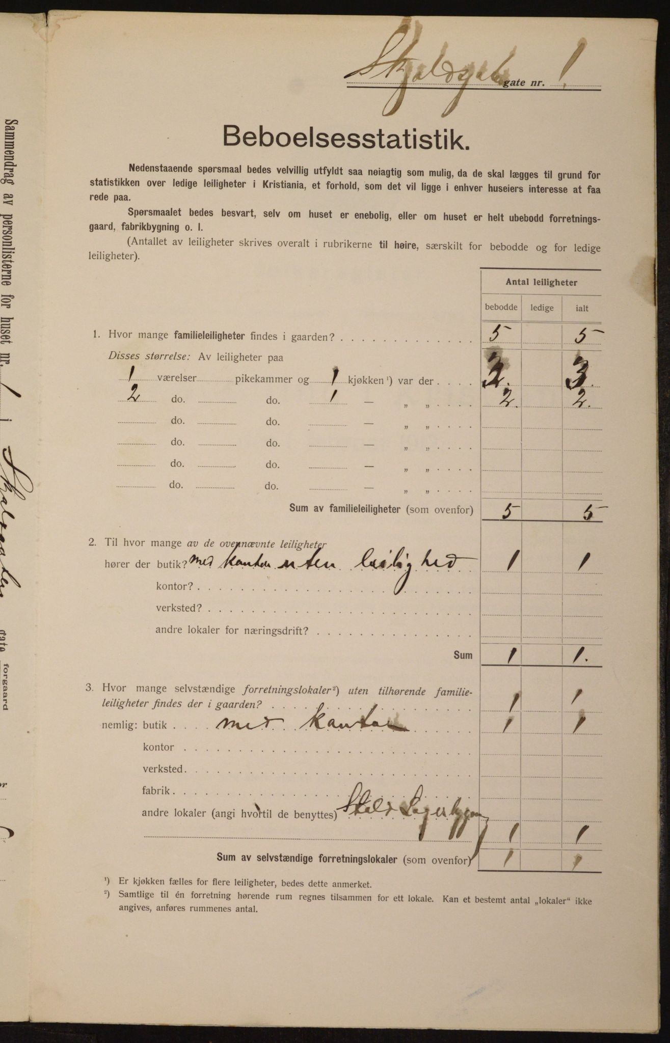 OBA, Municipal Census 1912 for Kristiania, 1912, p. 96450