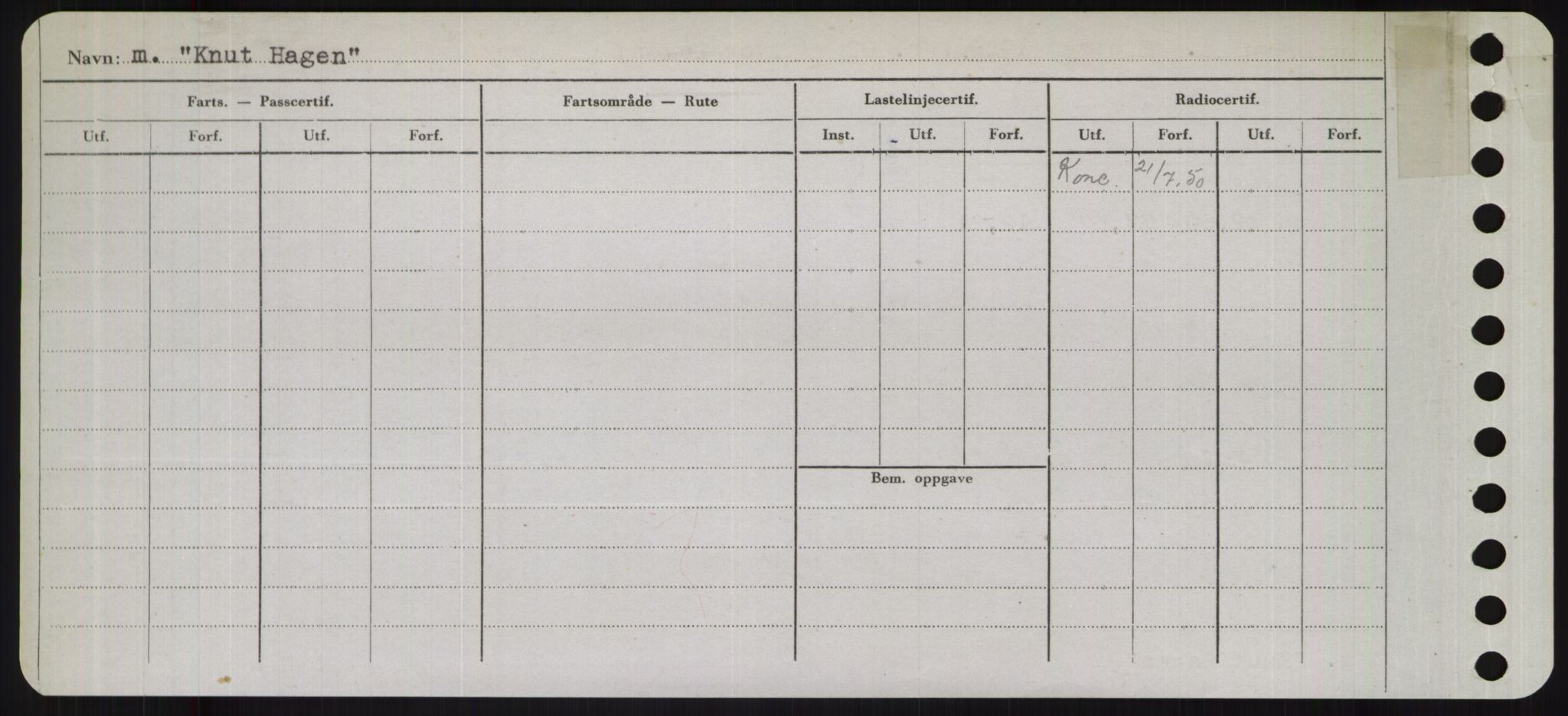 Sjøfartsdirektoratet med forløpere, Skipsmålingen, RA/S-1627/H/Ha/L0003/0001: Fartøy, Hilm-Mar / Fartøy, Hilm-Kol, p. 842