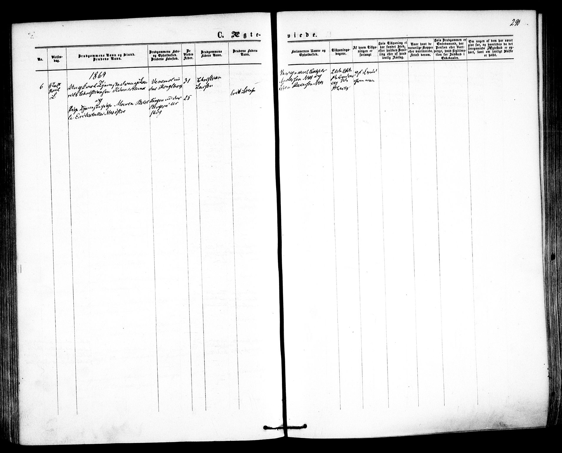 Høland prestekontor Kirkebøker, SAO/A-10346a/F/Fa/L0011: Parish register (official) no. I 11, 1862-1869, p. 290