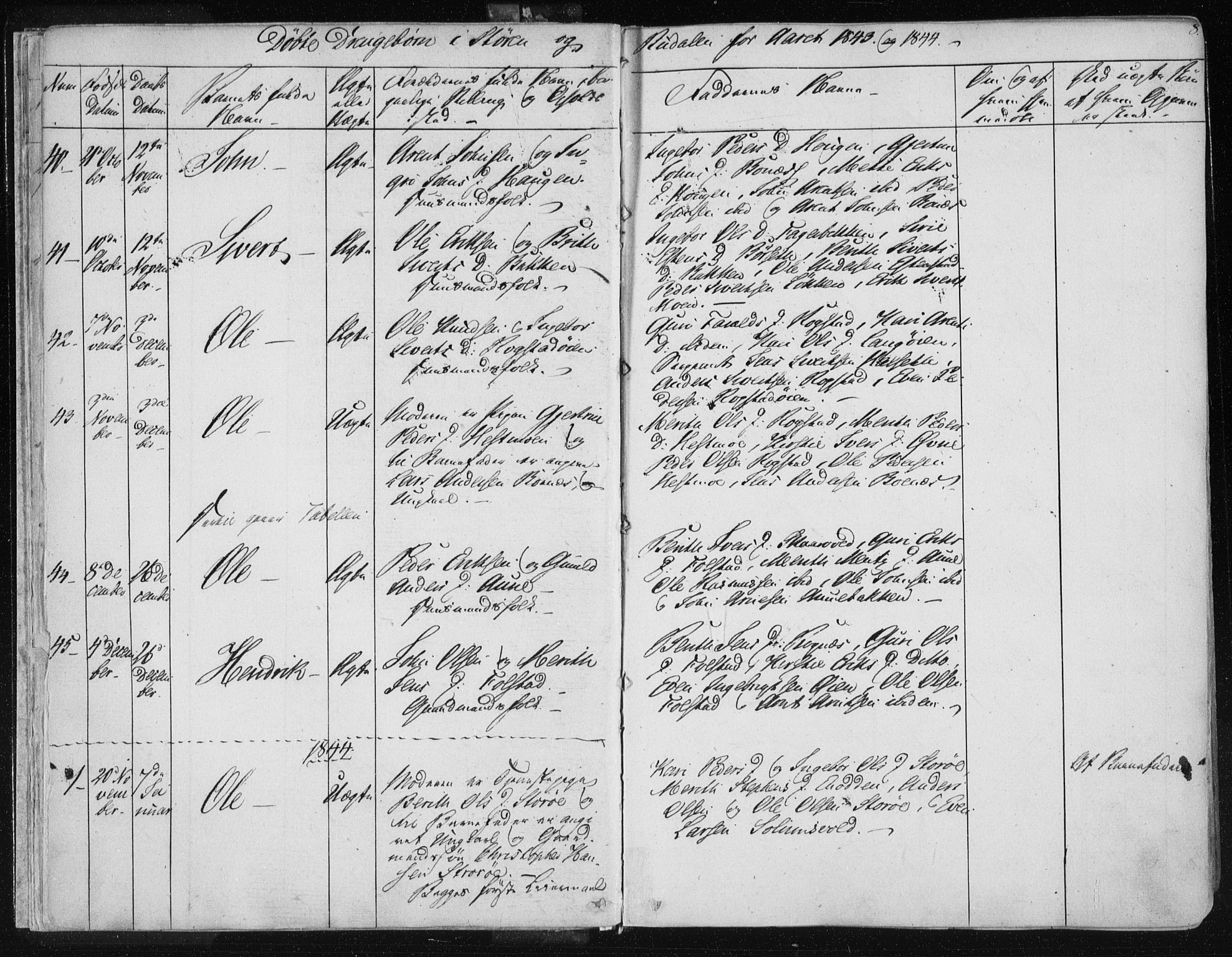 Ministerialprotokoller, klokkerbøker og fødselsregistre - Sør-Trøndelag, SAT/A-1456/687/L0997: Parish register (official) no. 687A05 /1, 1843-1848, p. 8