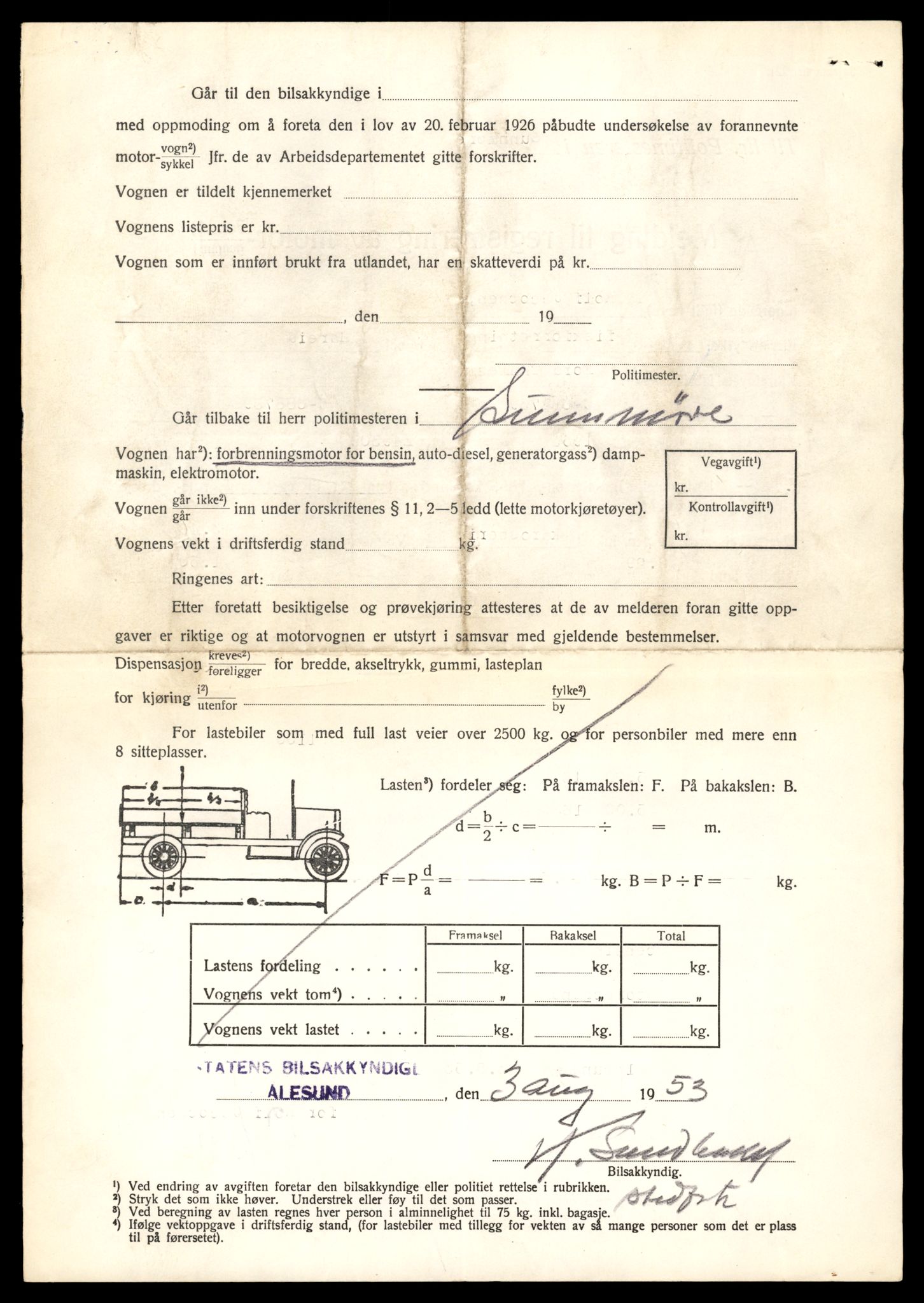 Møre og Romsdal vegkontor - Ålesund trafikkstasjon, AV/SAT-A-4099/F/Fe/L0034: Registreringskort for kjøretøy T 12500 - T 12652, 1927-1998, p. 2099