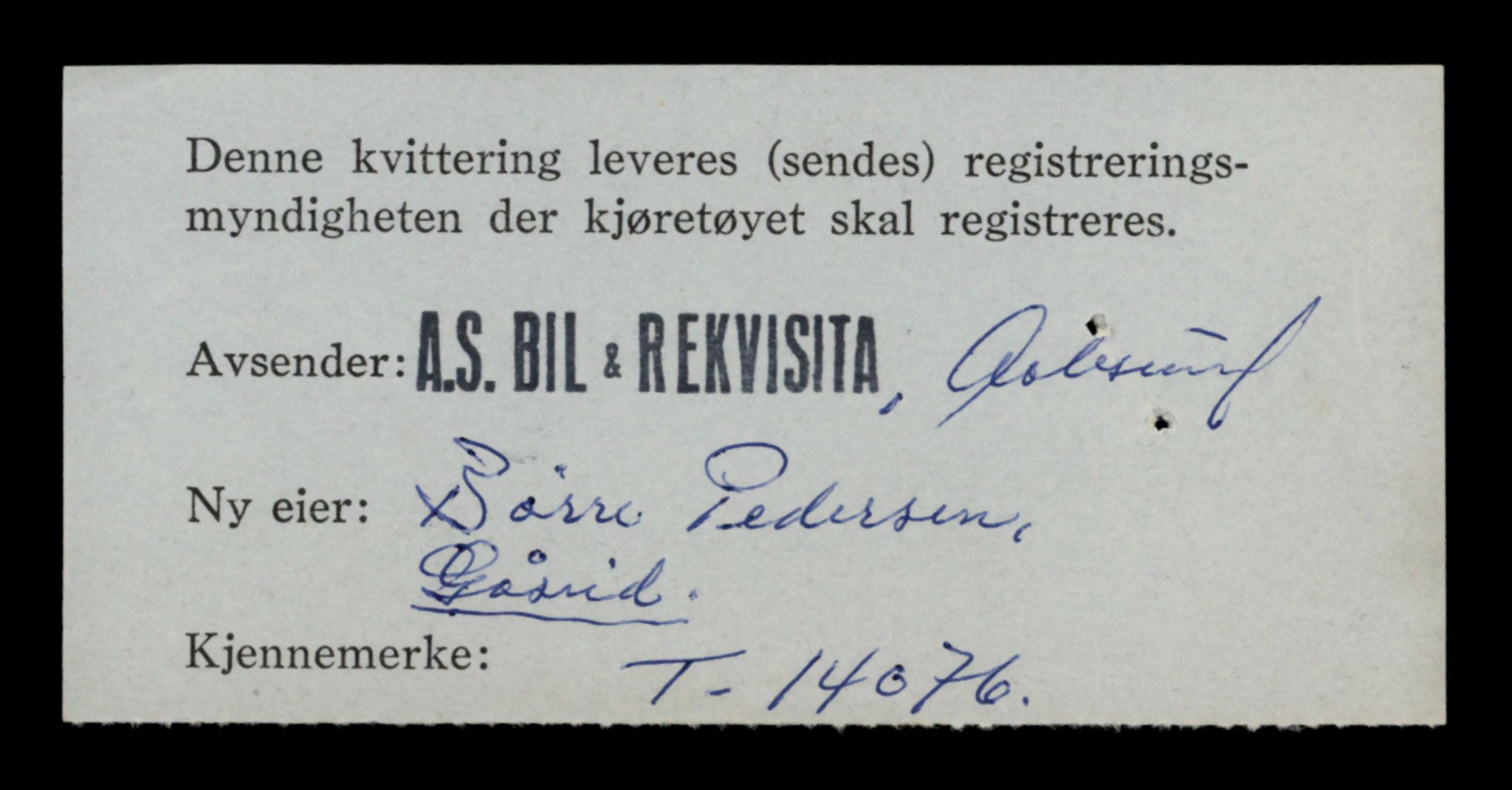 Møre og Romsdal vegkontor - Ålesund trafikkstasjon, AV/SAT-A-4099/F/Fe/L0042: Registreringskort for kjøretøy T 13906 - T 14079, 1927-1998, p. 3108