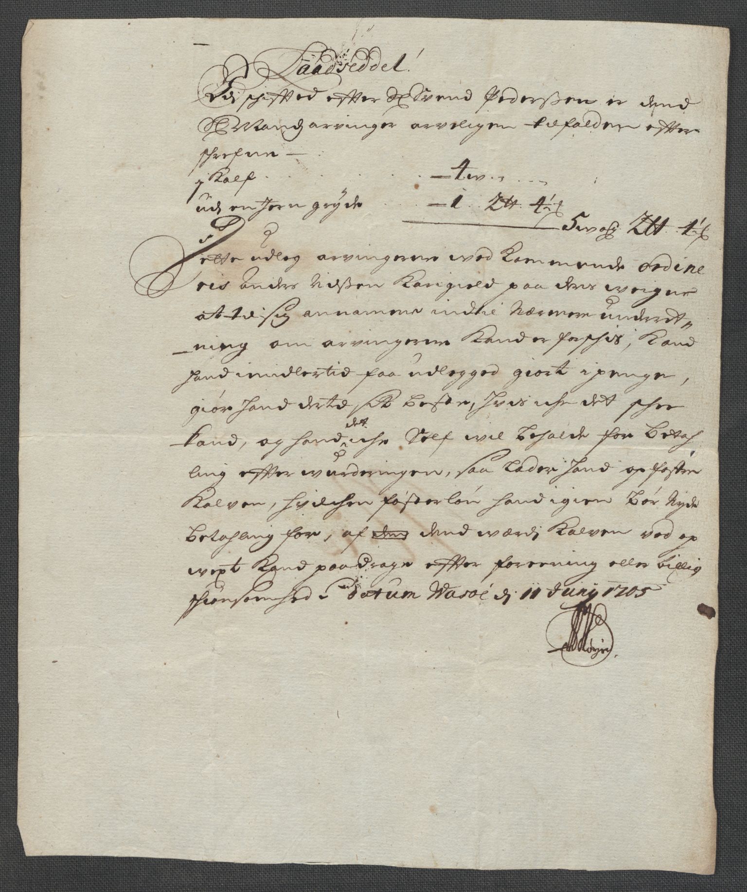 Rentekammeret inntil 1814, Reviderte regnskaper, Fogderegnskap, AV/RA-EA-4092/R69/L4853: Fogderegnskap Finnmark/Vardøhus, 1705-1706, p. 250