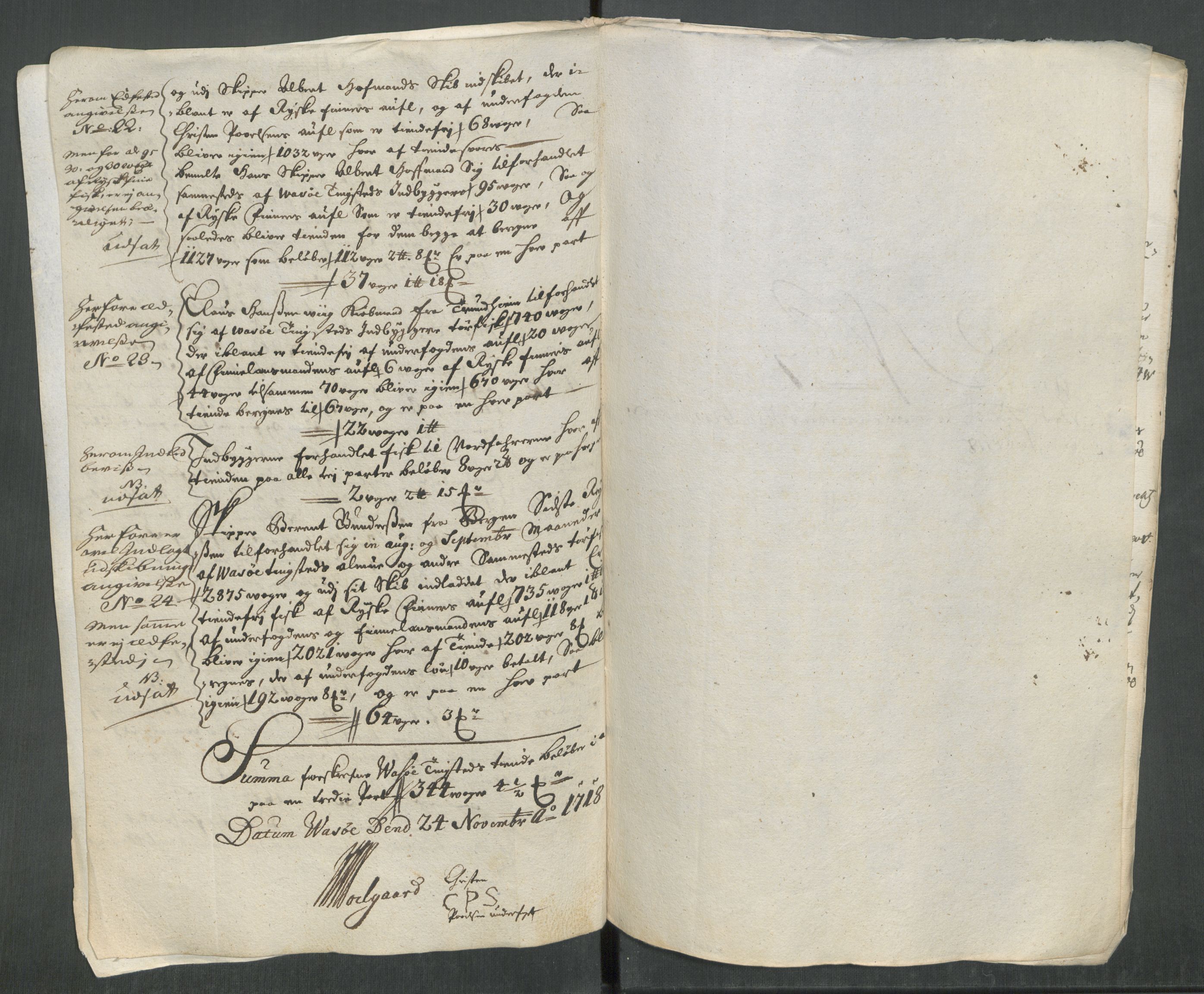 Rentekammeret inntil 1814, Reviderte regnskaper, Fogderegnskap, AV/RA-EA-4092/R69/L4857: Fogderegnskap Finnmark/Vardøhus, 1716-1718, p. 486