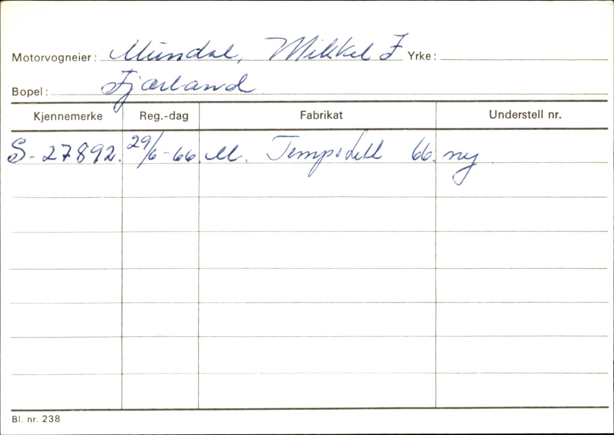 Statens vegvesen, Sogn og Fjordane vegkontor, AV/SAB-A-5301/4/F/L0132: Eigarregister Askvoll A-Å. Balestrand A-Å, 1945-1975, p. 2094