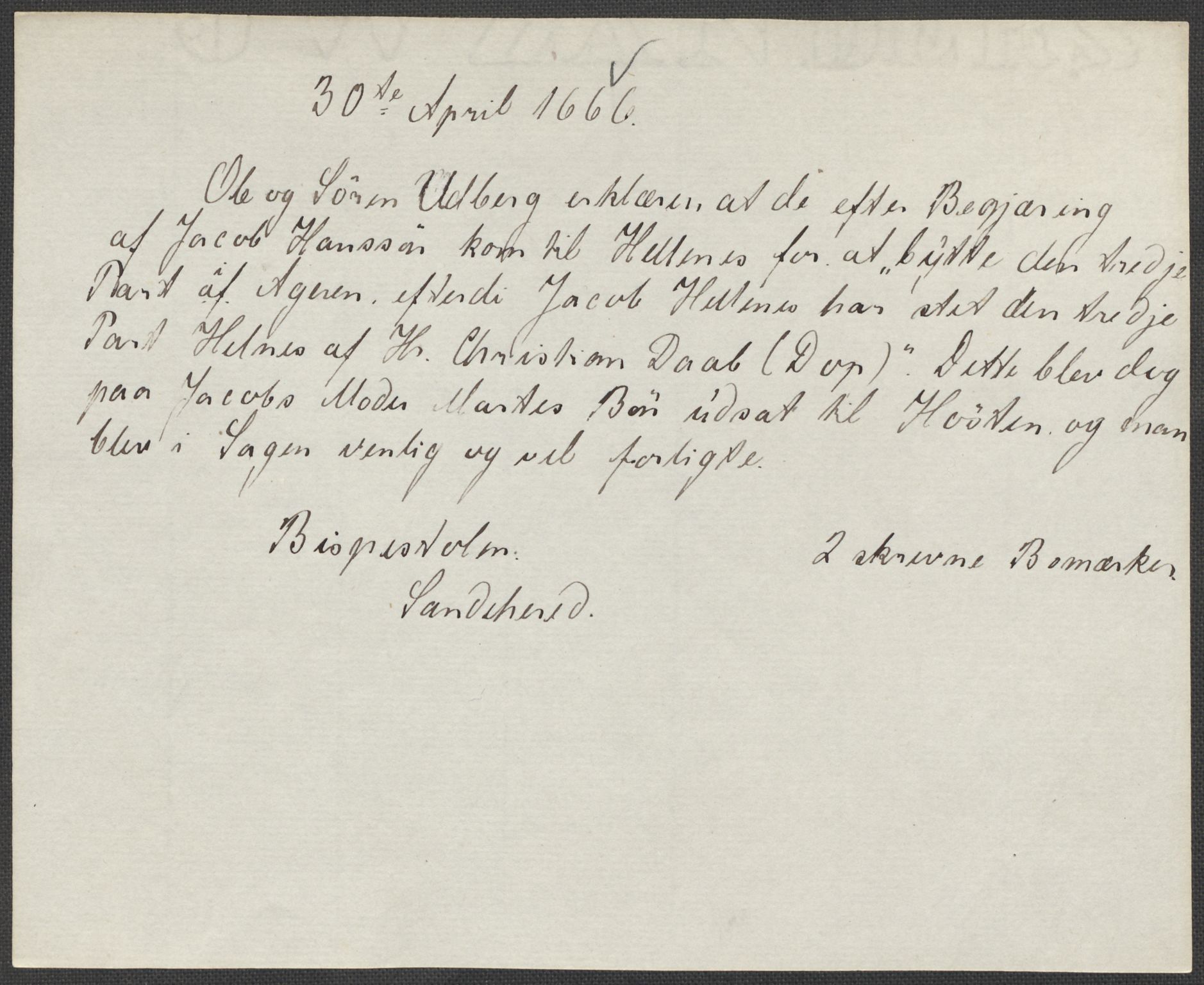 Riksarkivets diplomsamling, AV/RA-EA-5965/F15/L0023: Prestearkiv - Vestfold, 1582-1820, p. 232