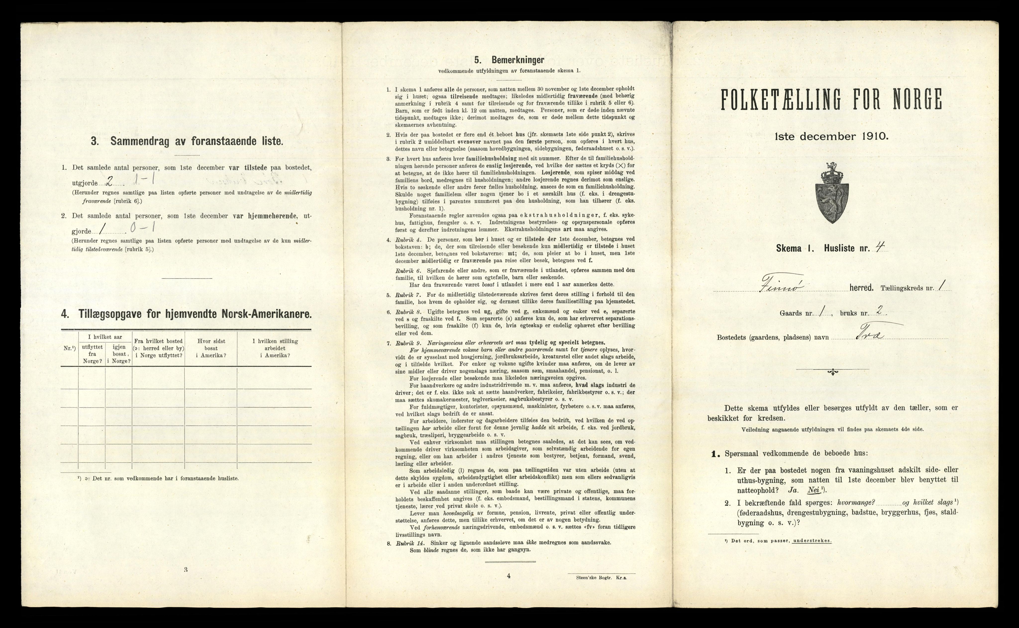 RA, 1910 census for Finnøy, 1910, p. 32