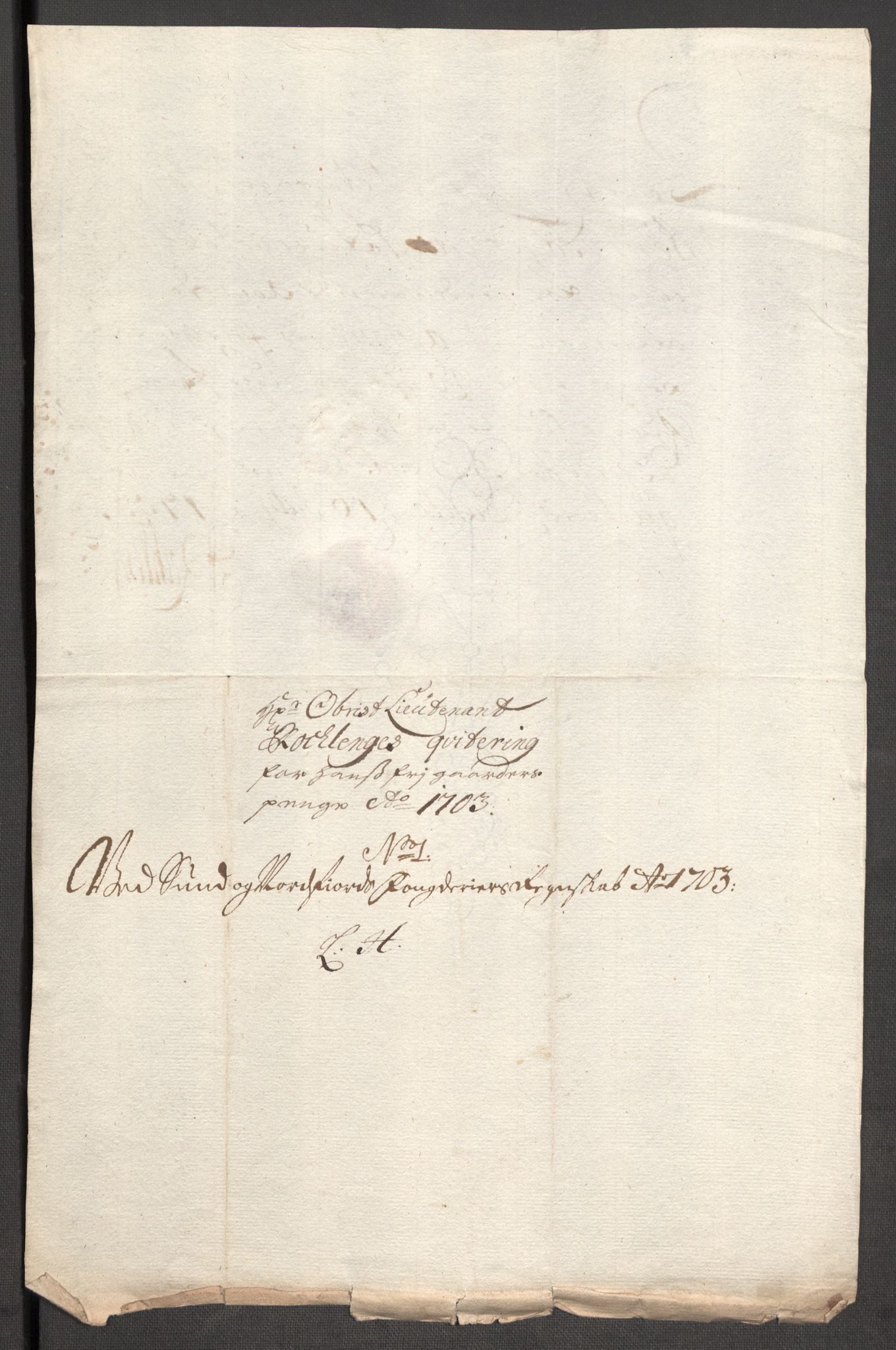 Rentekammeret inntil 1814, Reviderte regnskaper, Fogderegnskap, AV/RA-EA-4092/R53/L3427: Fogderegnskap Sunn- og Nordfjord, 1703, p. 246