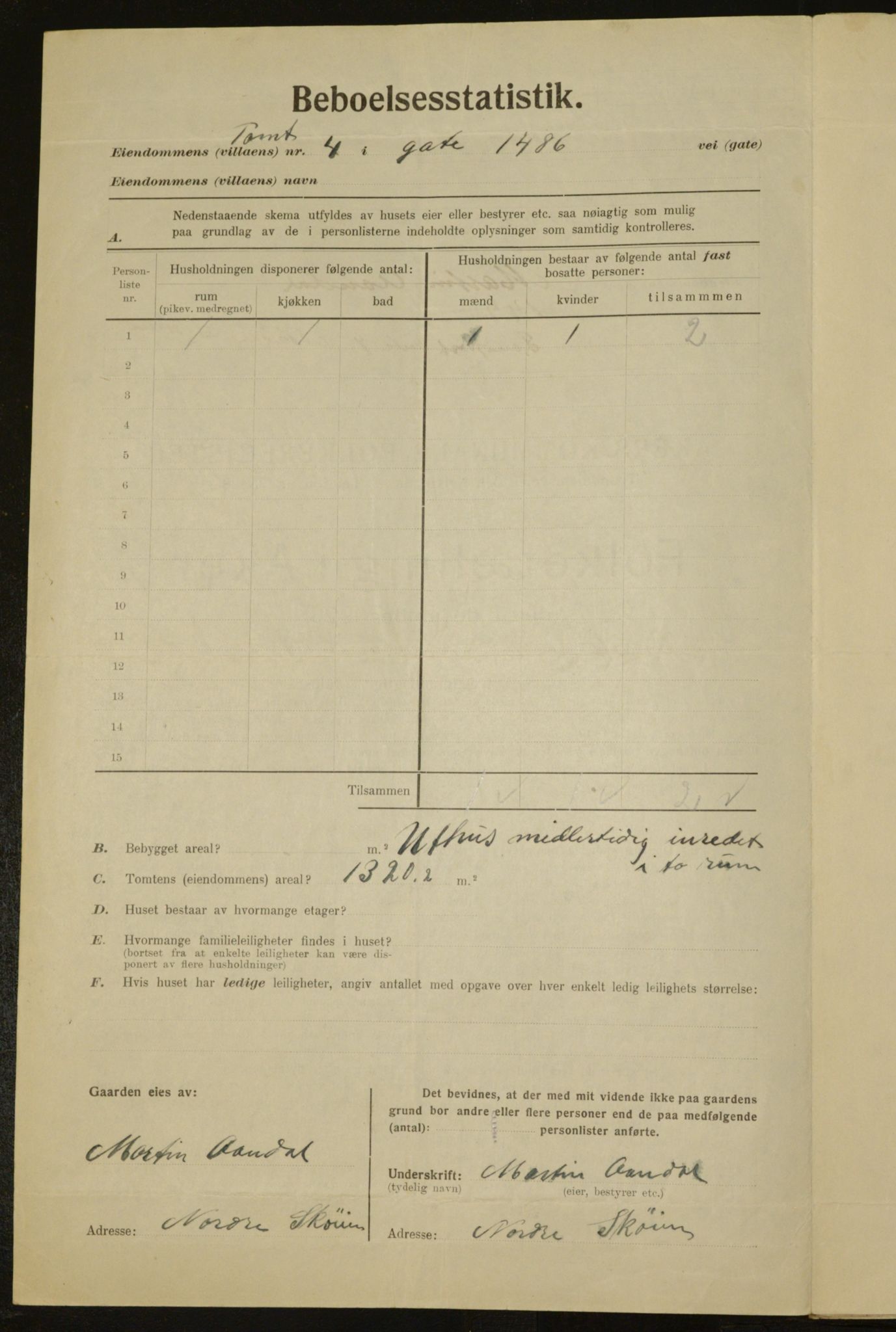 , Municipal Census 1923 for Aker, 1923, p. 30672