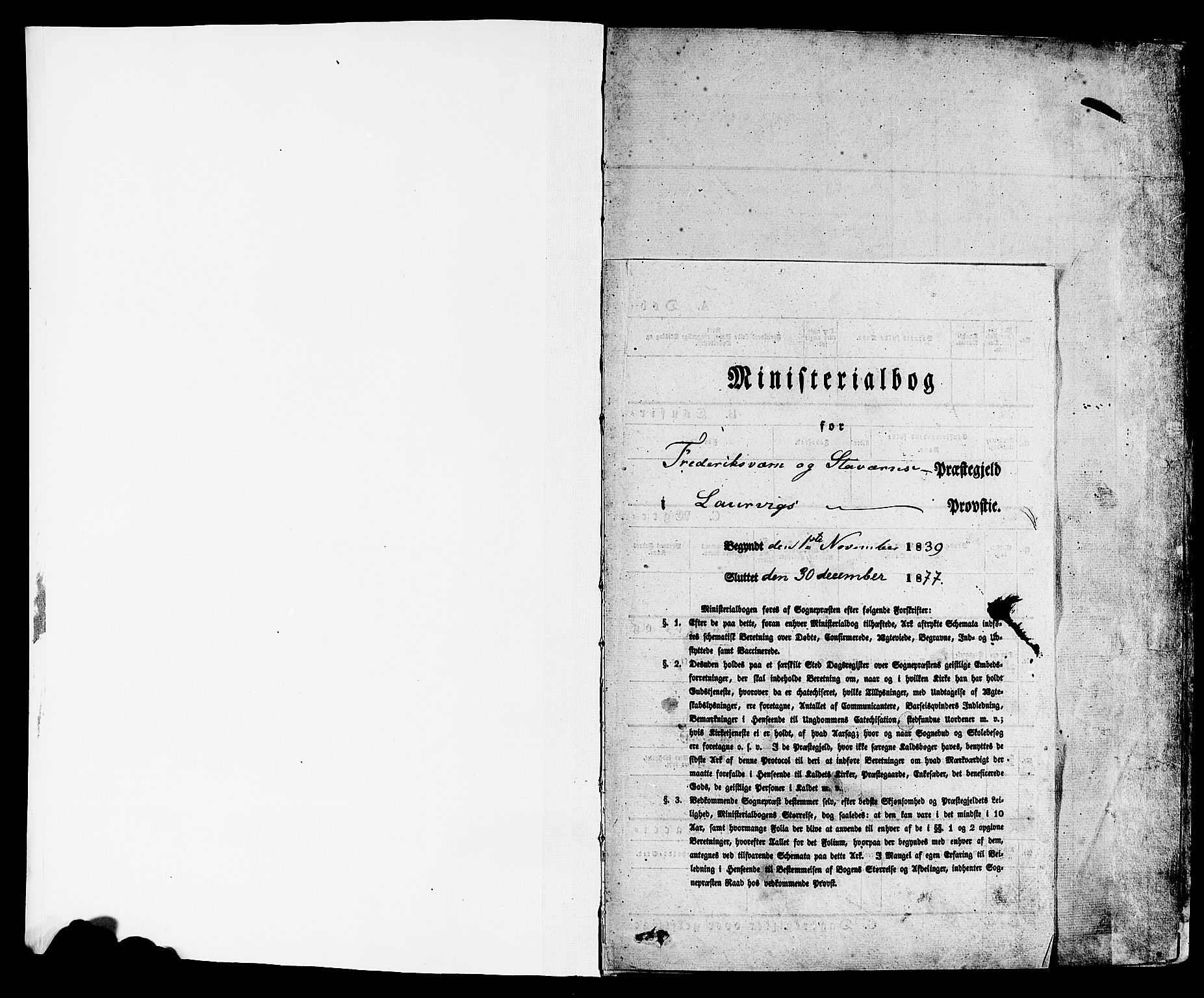 Stavern kirkebøker, SAKO/A-318/F/Fa/L0007: Parish register (official) no. 7, 1840-1877