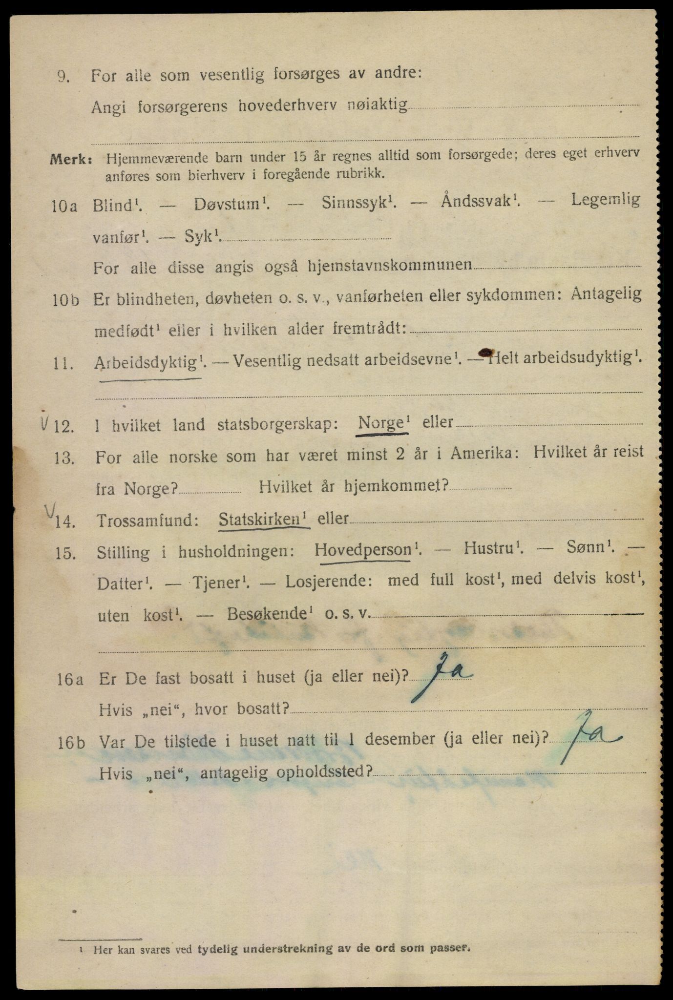 SAO, 1920 census for Kristiania, 1920, p. 366482