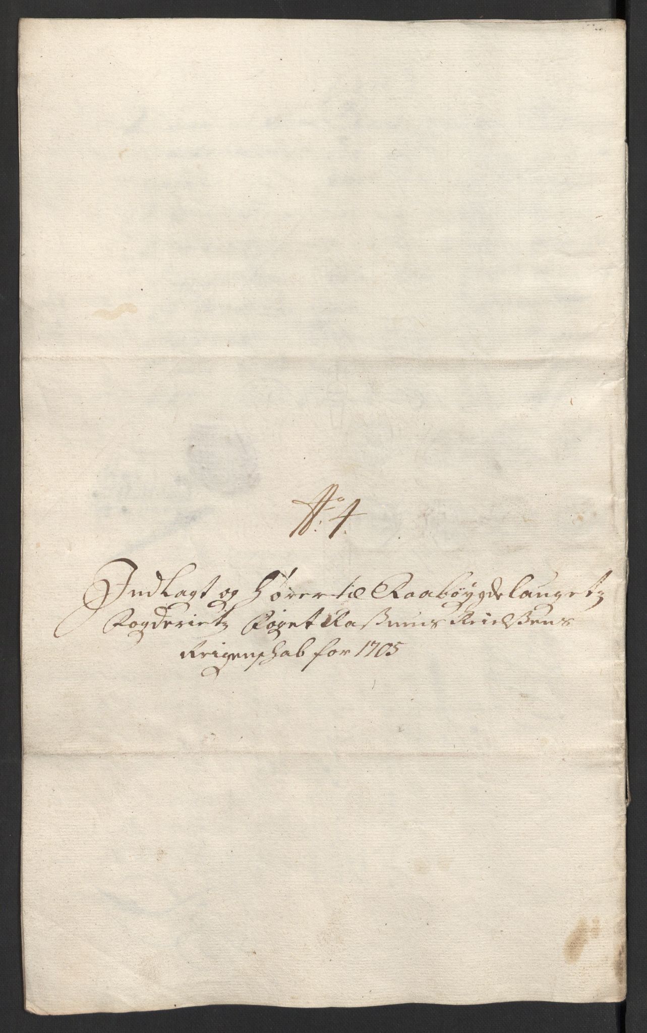 Rentekammeret inntil 1814, Reviderte regnskaper, Fogderegnskap, AV/RA-EA-4092/R40/L2447: Fogderegnskap Råbyggelag, 1703-1705, p. 383