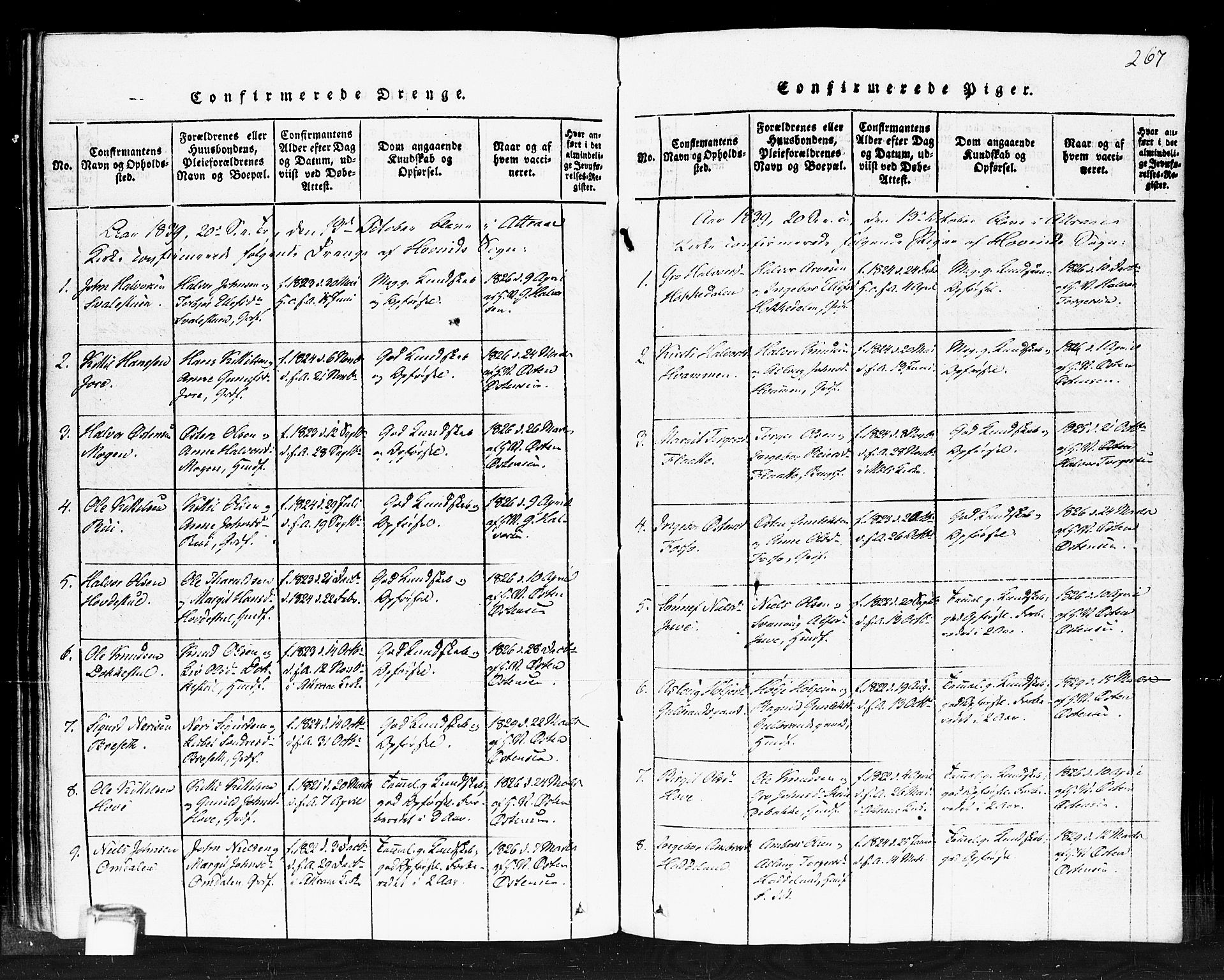 Gransherad kirkebøker, SAKO/A-267/F/Fb/L0002: Parish register (official) no. II 2, 1815-1843, p. 267