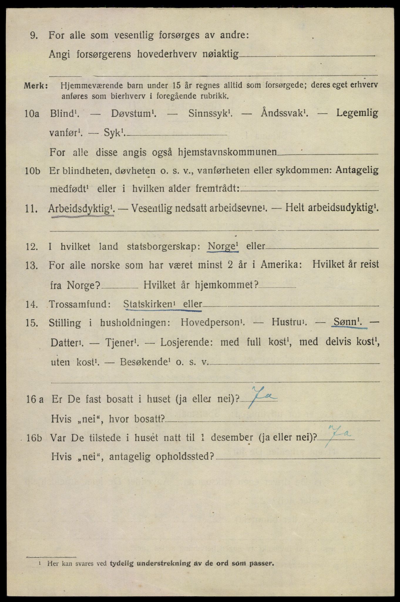 SAKO, 1920 census for Hedrum, 1920, p. 11022