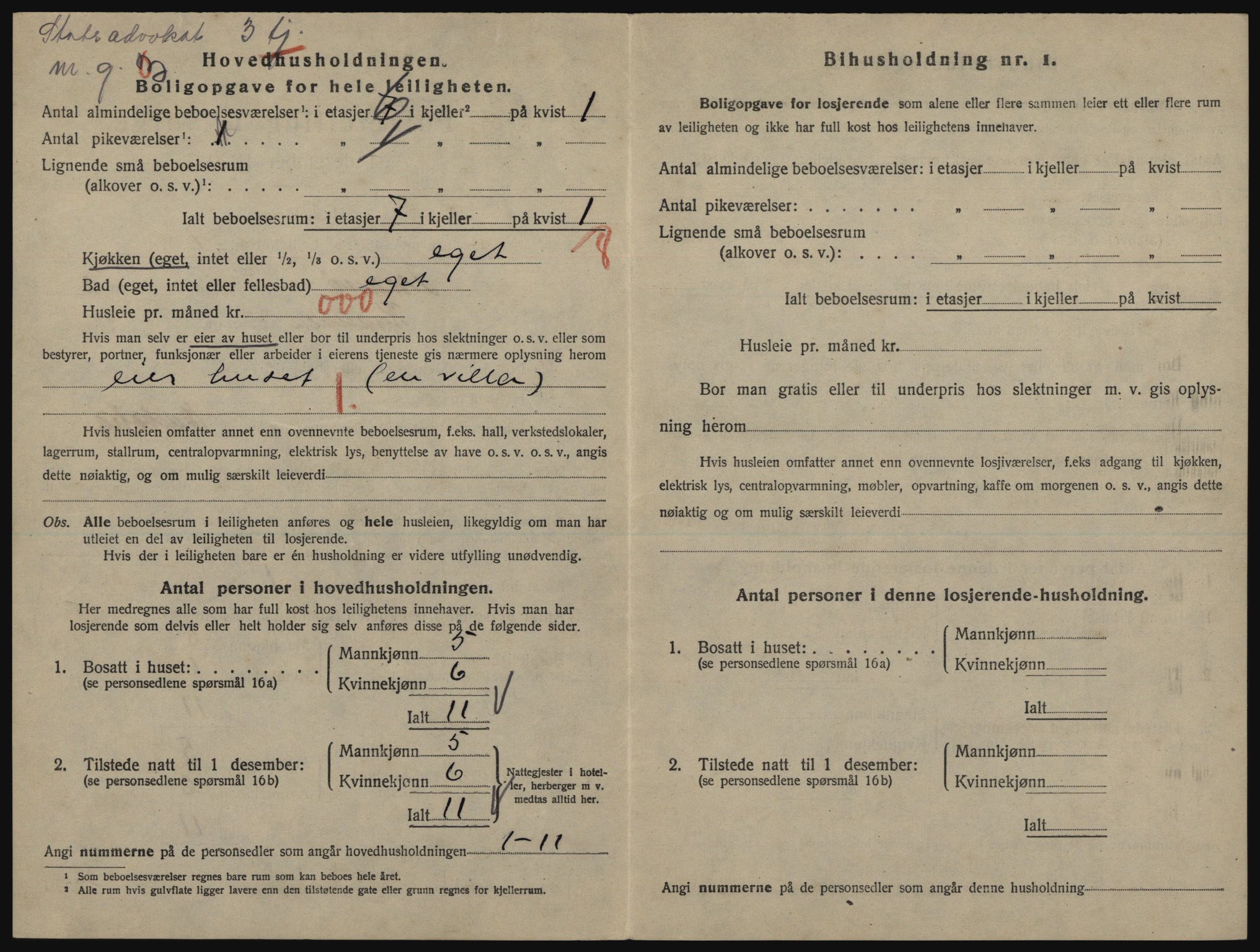 SATØ, 1920 census for Tromsø, 1920, p. 2960