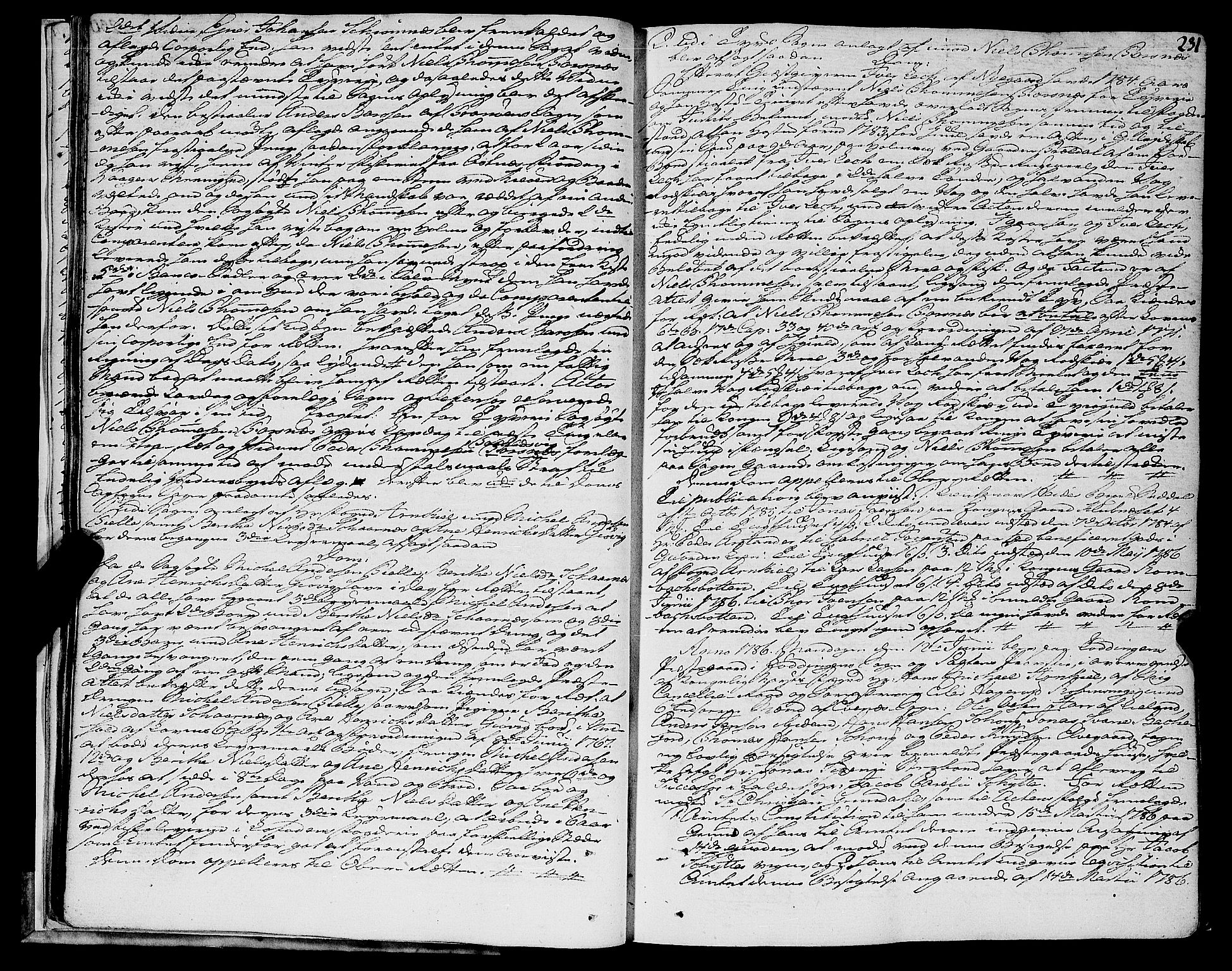Salten sorenskriveri, AV/SAT-A-4578/1/1/1A/L0016: Tingbok, fol. 211-433, 1785-1792, p. 230b-231a