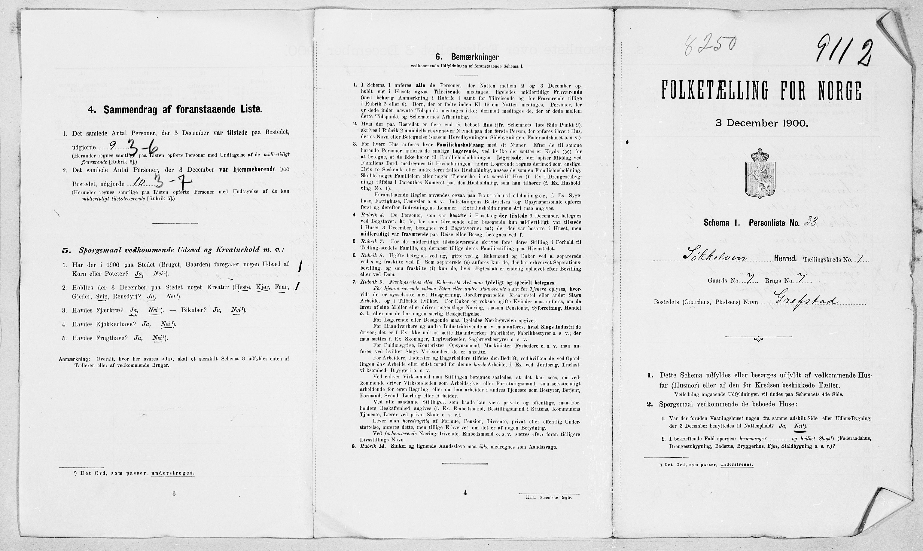 SAT, 1900 census for Sykkylven, 1900, p. 22