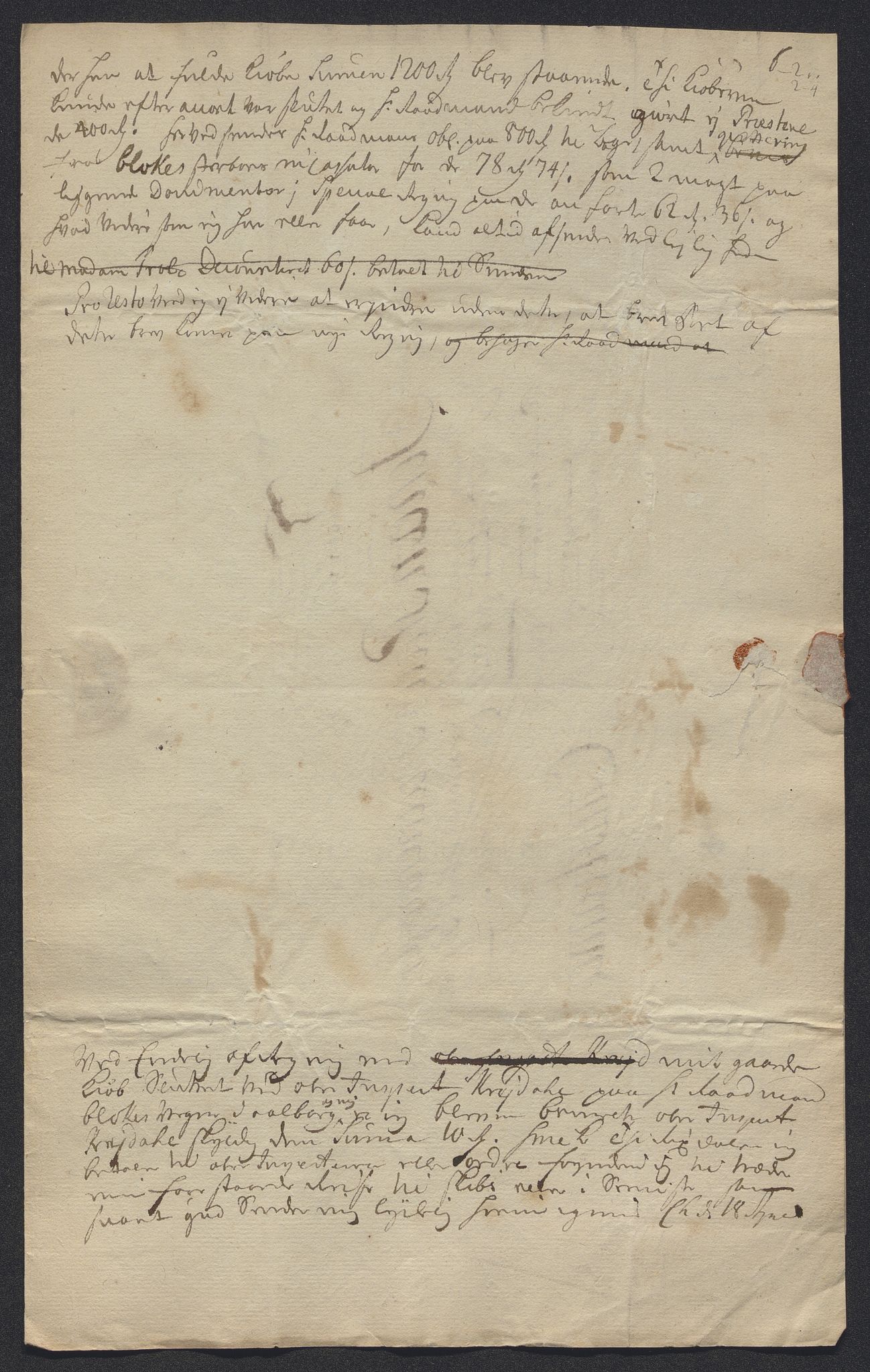 Kristiania tukthus, AV/SAO-A-10644/A/Ad/Adc/L0001: Innkomne skriv, 1740-1789, p. 201