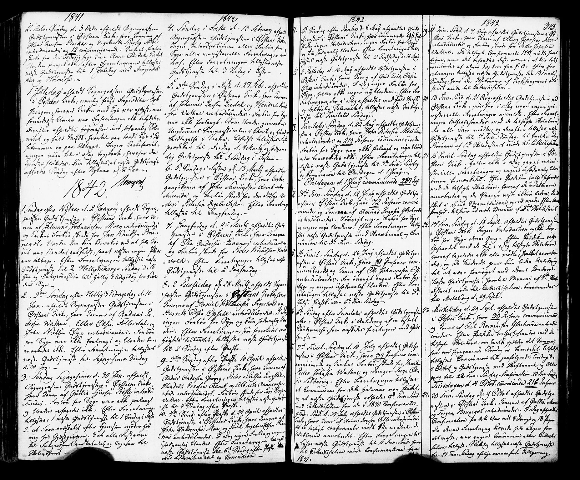 Ministerialprotokoller, klokkerbøker og fødselsregistre - Møre og Romsdal, AV/SAT-A-1454/513/L0174: Parish register (official) no. 513A01, 1831-1855, p. 313