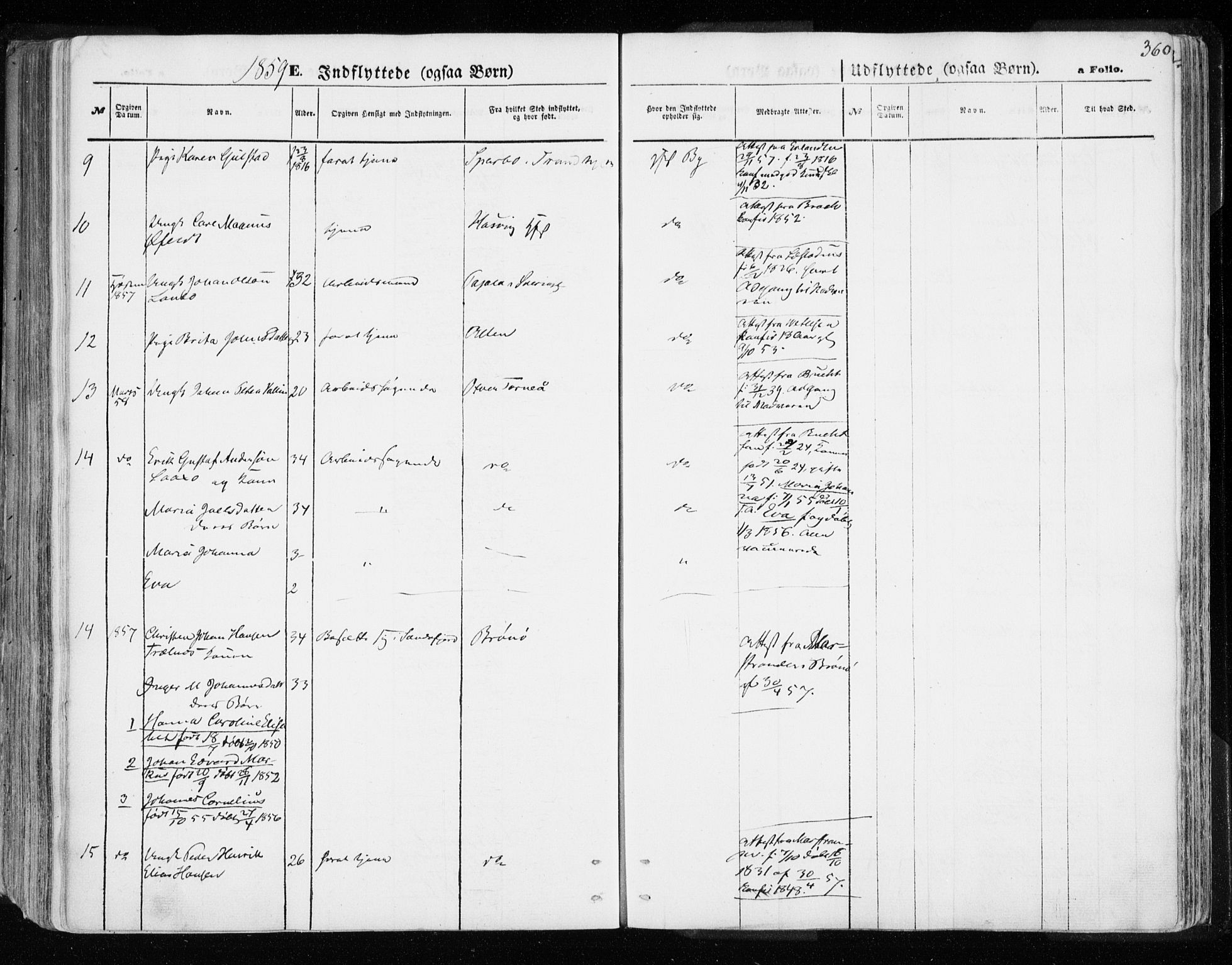 Hammerfest sokneprestkontor, AV/SATØ-S-1347/H/Ha/L0005.kirke: Parish register (official) no. 5, 1857-1869, p. 360